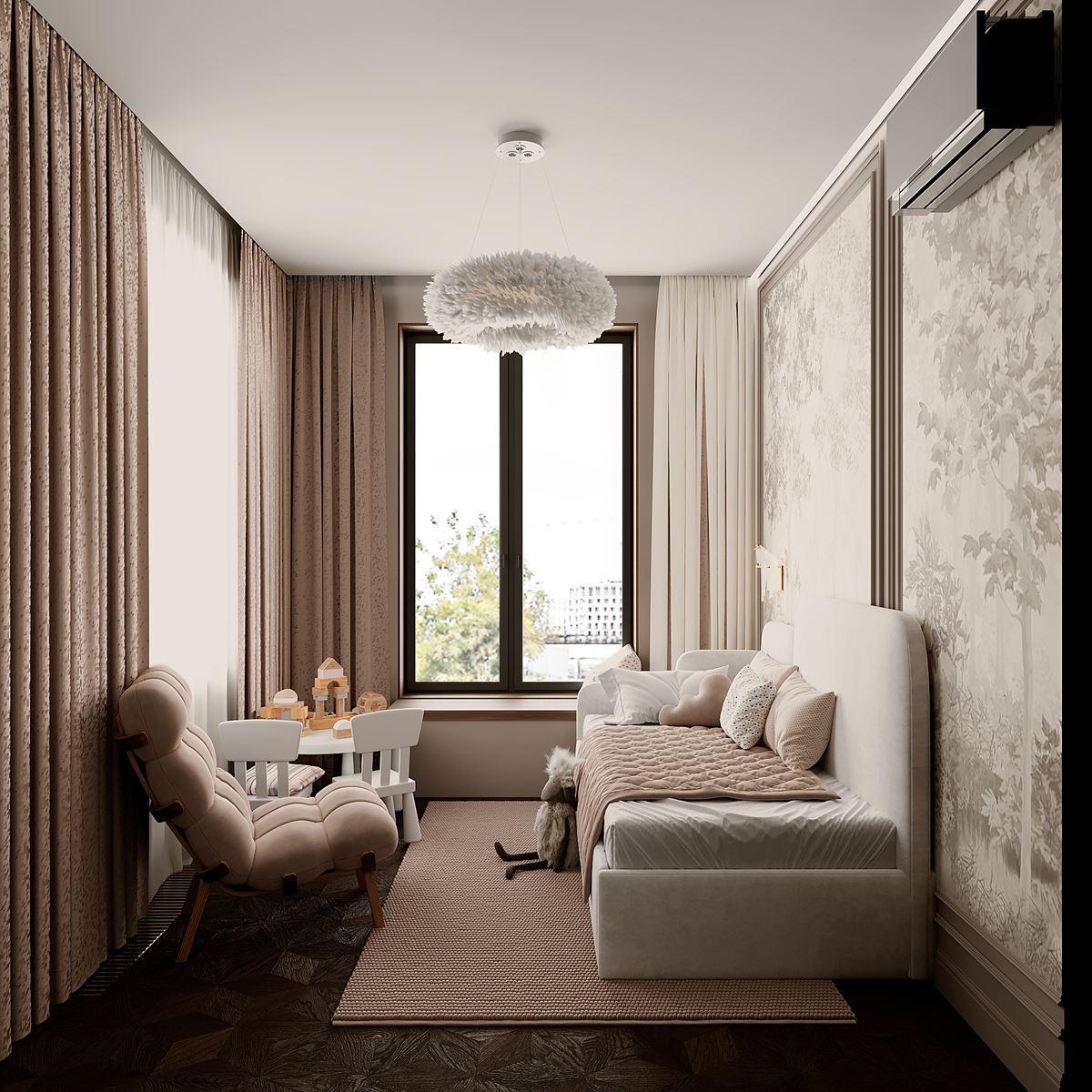 Ремонт и дизайн квартиры 110 м² в классическом стиле под ключ