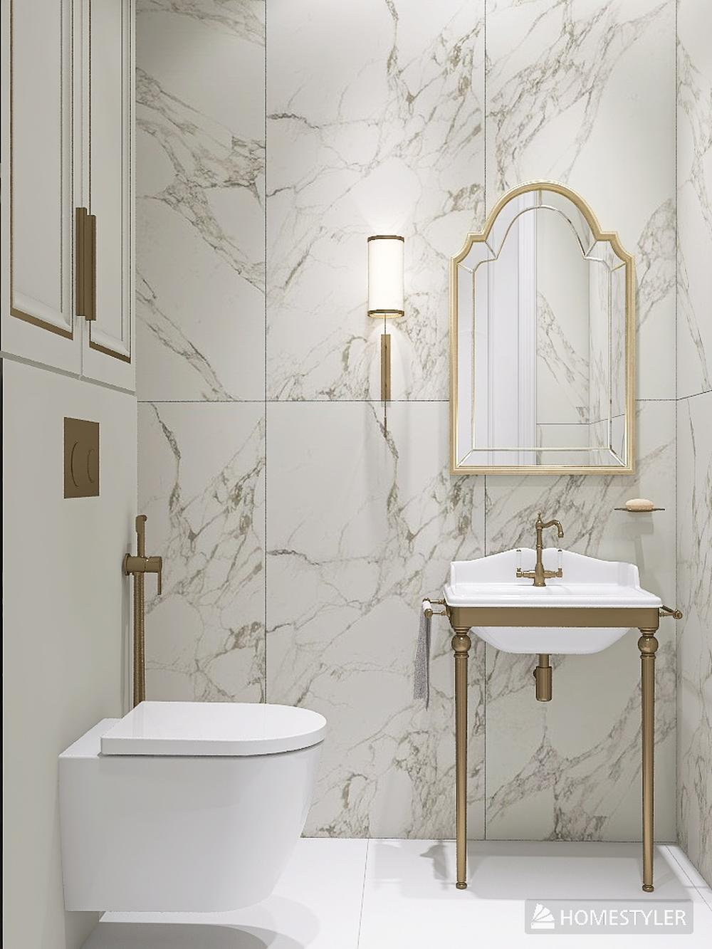 Обложка проекта: Санузлы в классическом стиле