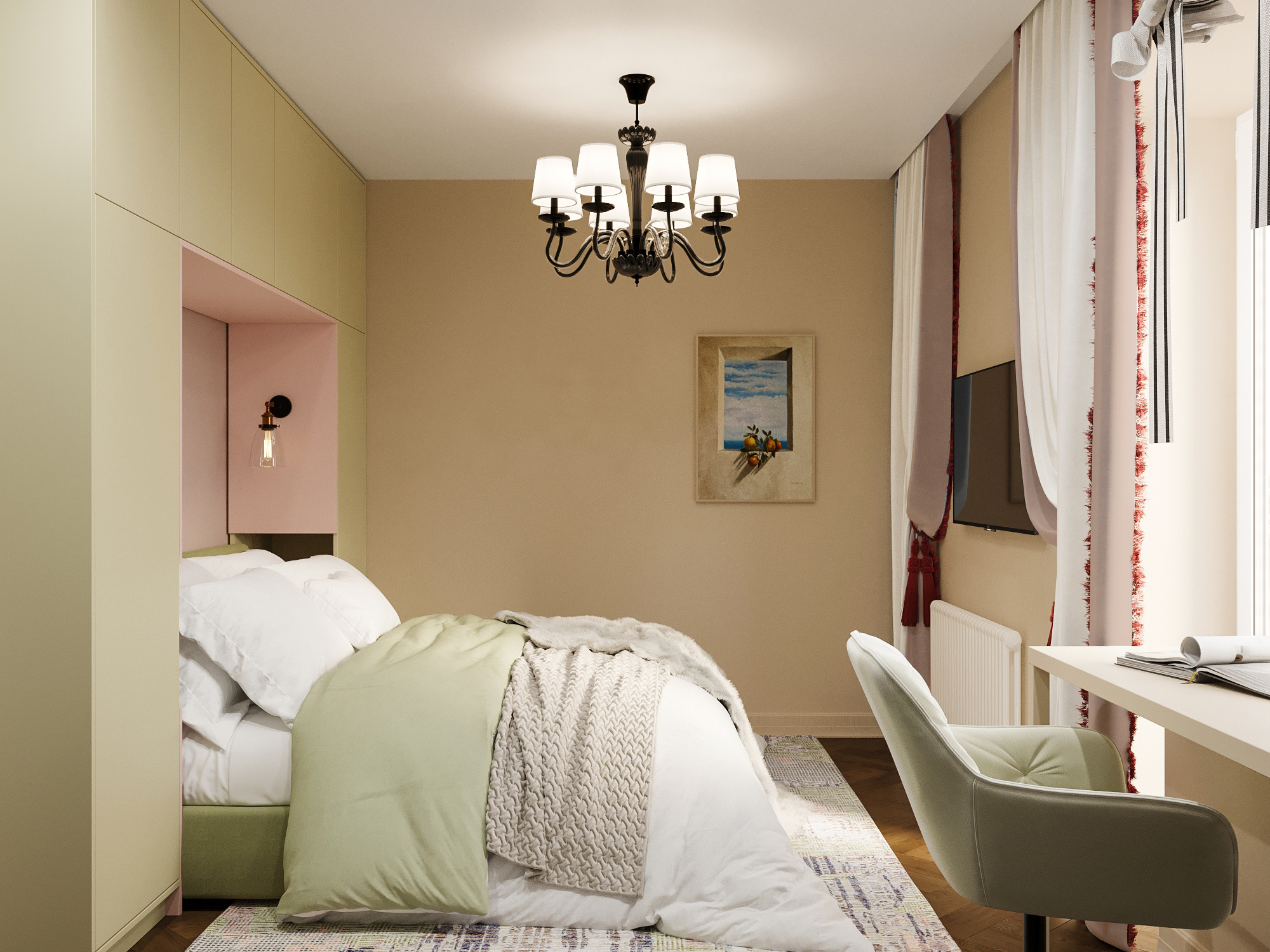 Жизнерадостная вторичка для семьи с двумя детьми