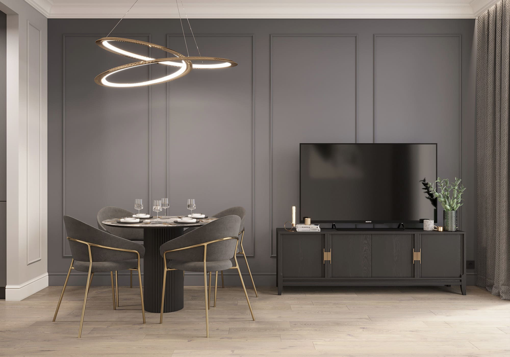 Квартира "5 оттенков серого"