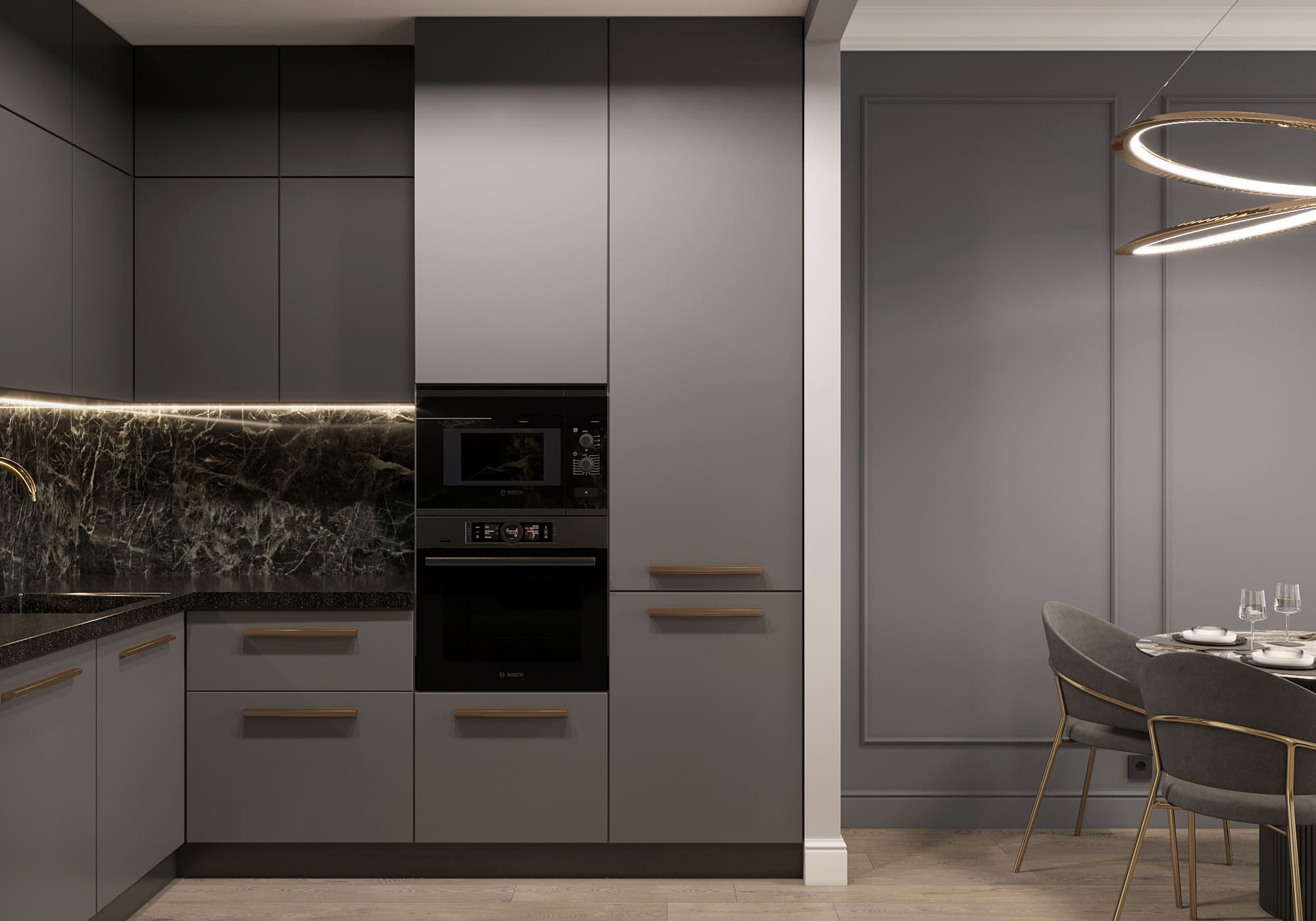 Квартира "5 оттенков серого"