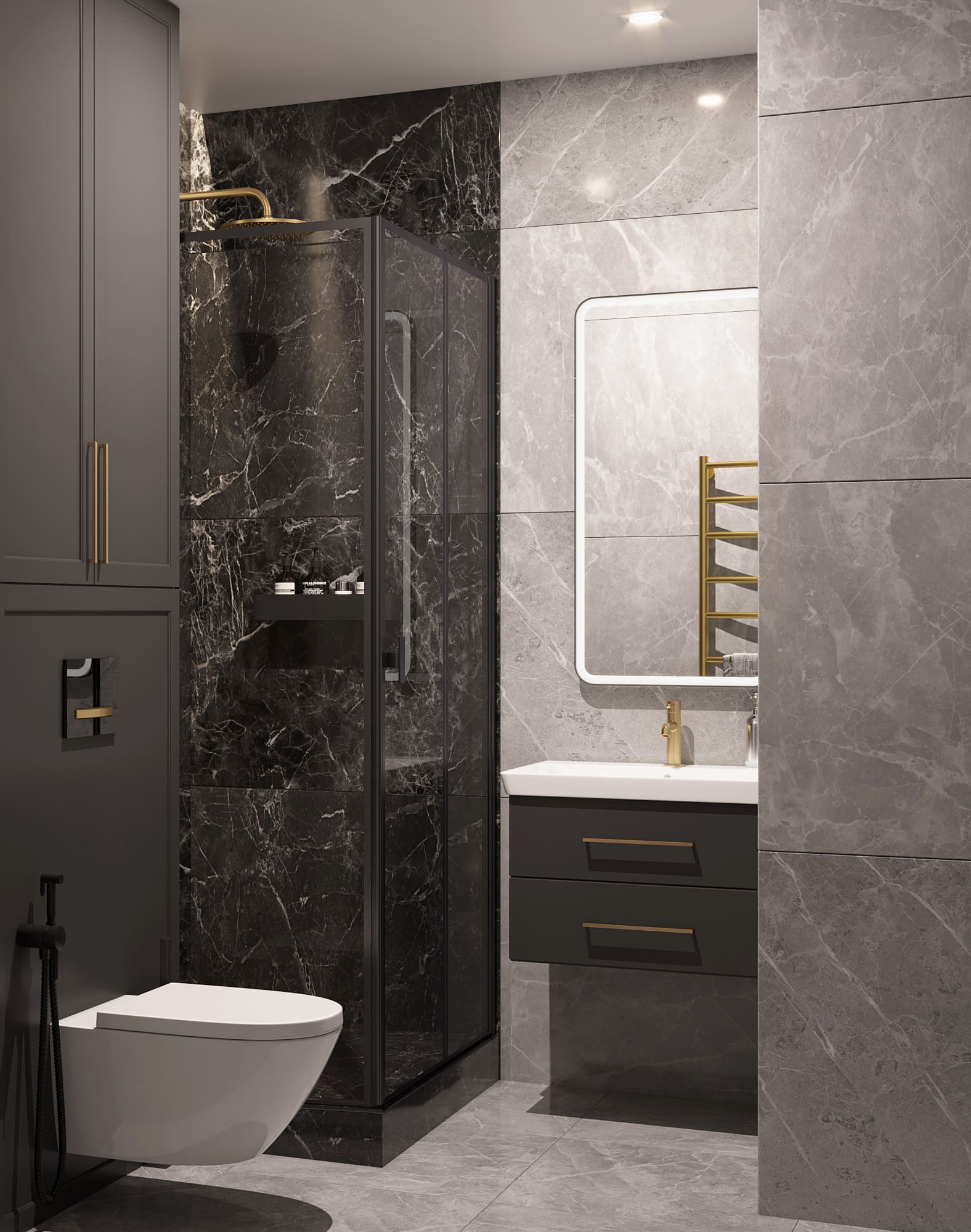 Квартира "5 оттенков серого"