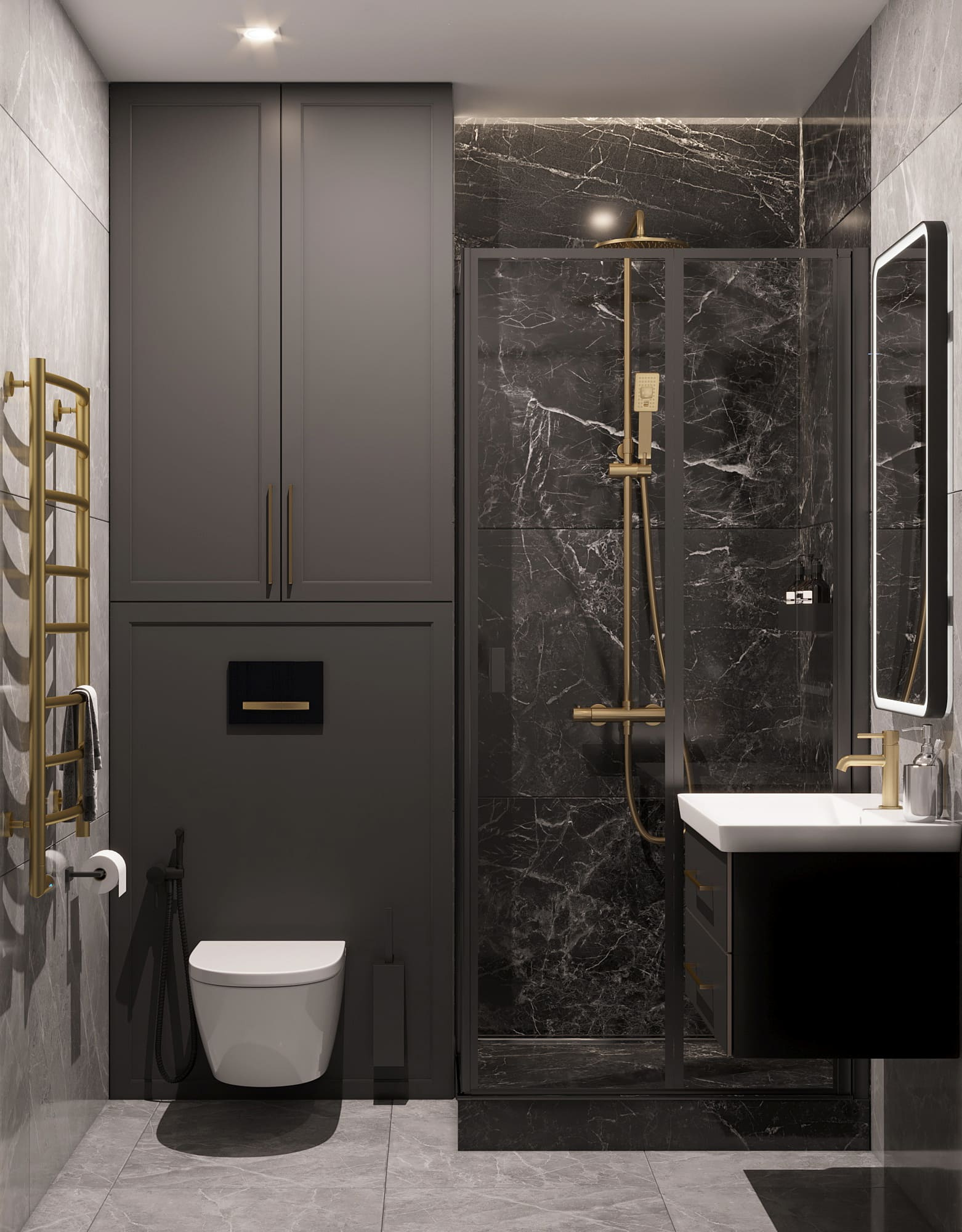 Квартира "5 оттенков серого"