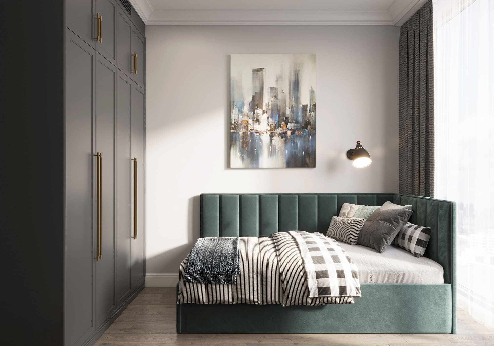 Квартира "5 оттенков серого"