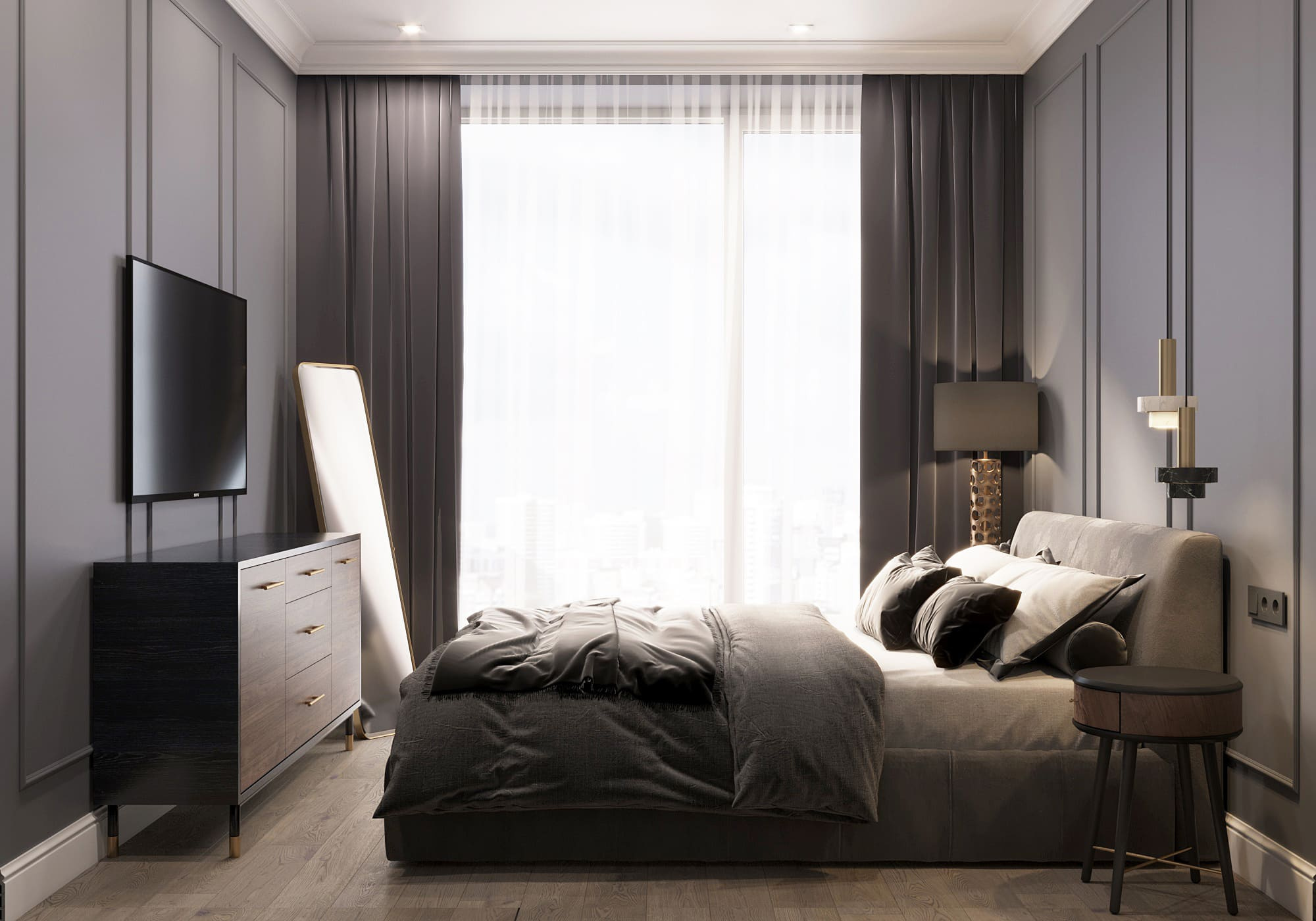 Квартира "5 оттенков серого"