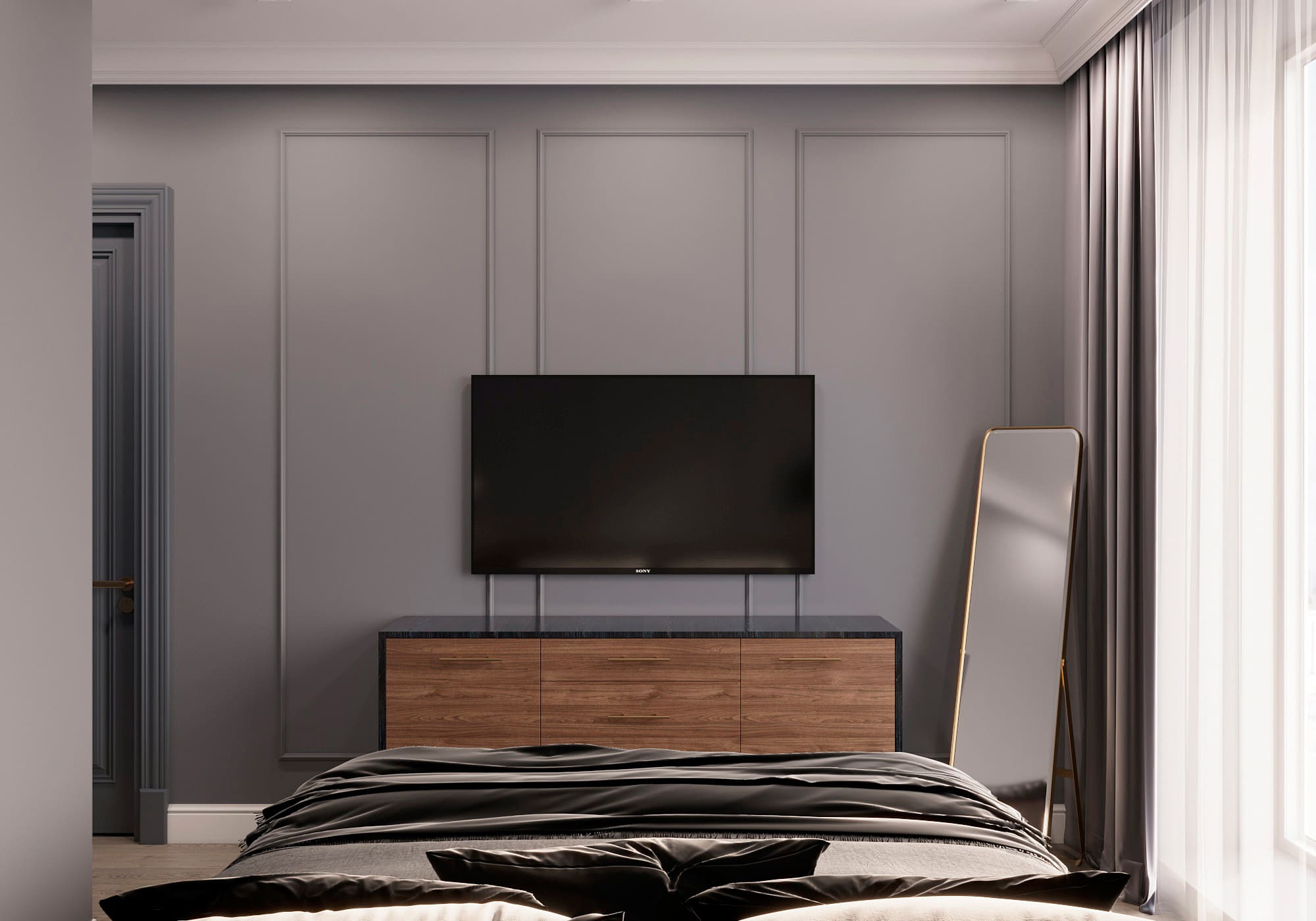 Квартира "5 оттенков серого"