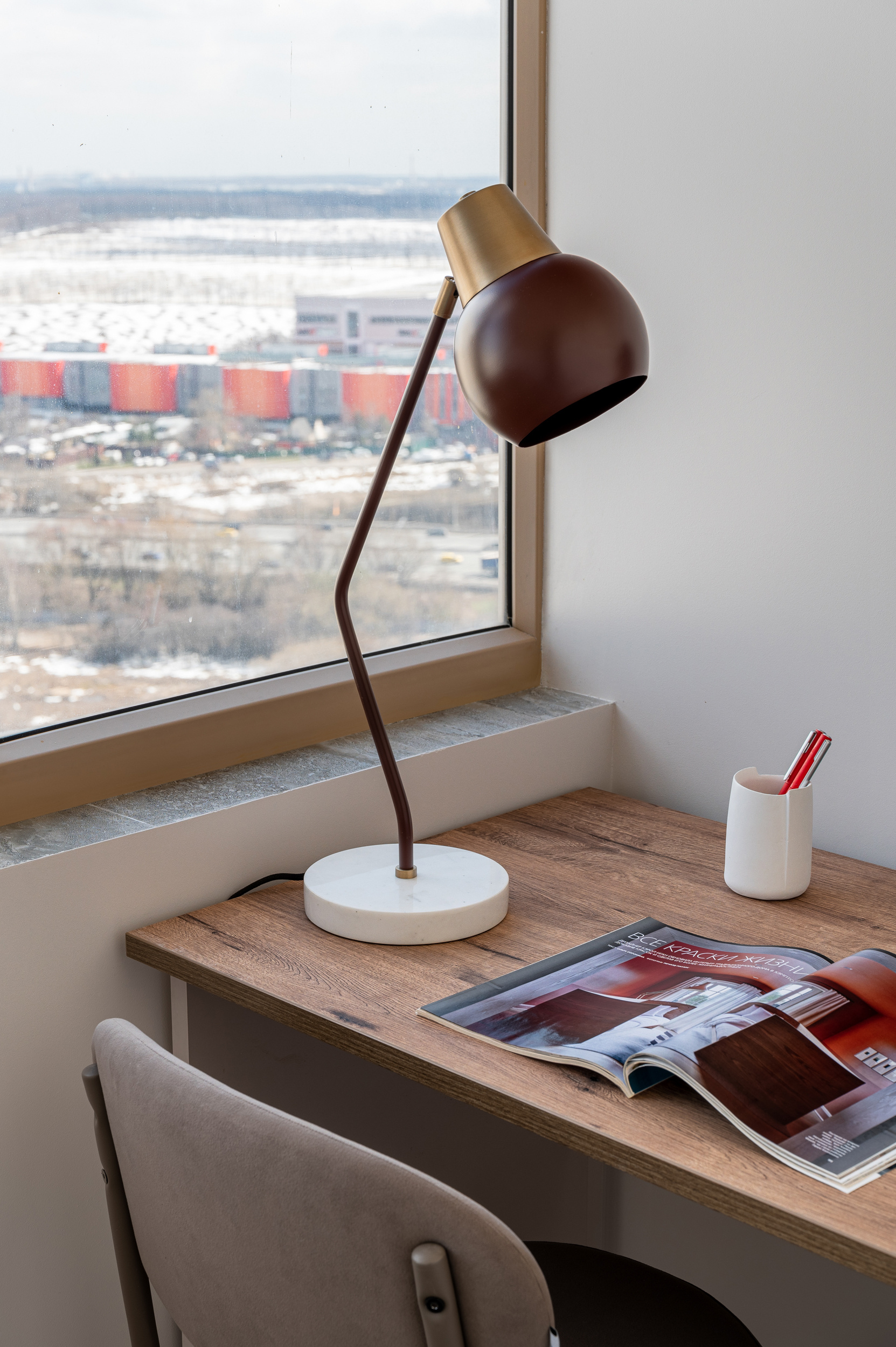 Однушка на продажу с яркими акцентами