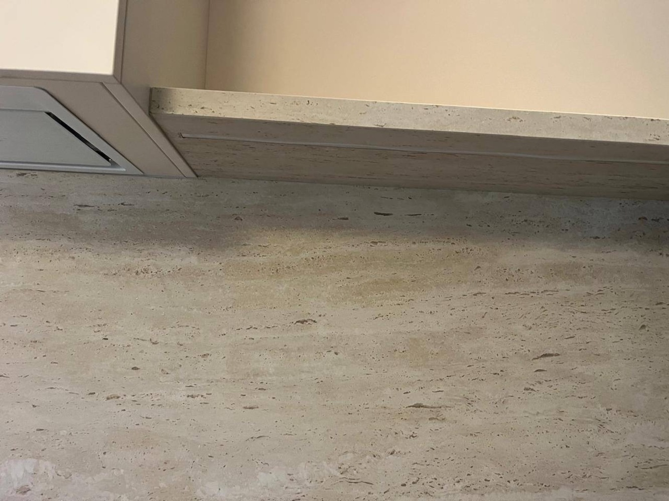 Кухня из керамики Atlas Plan Travertino Hammered