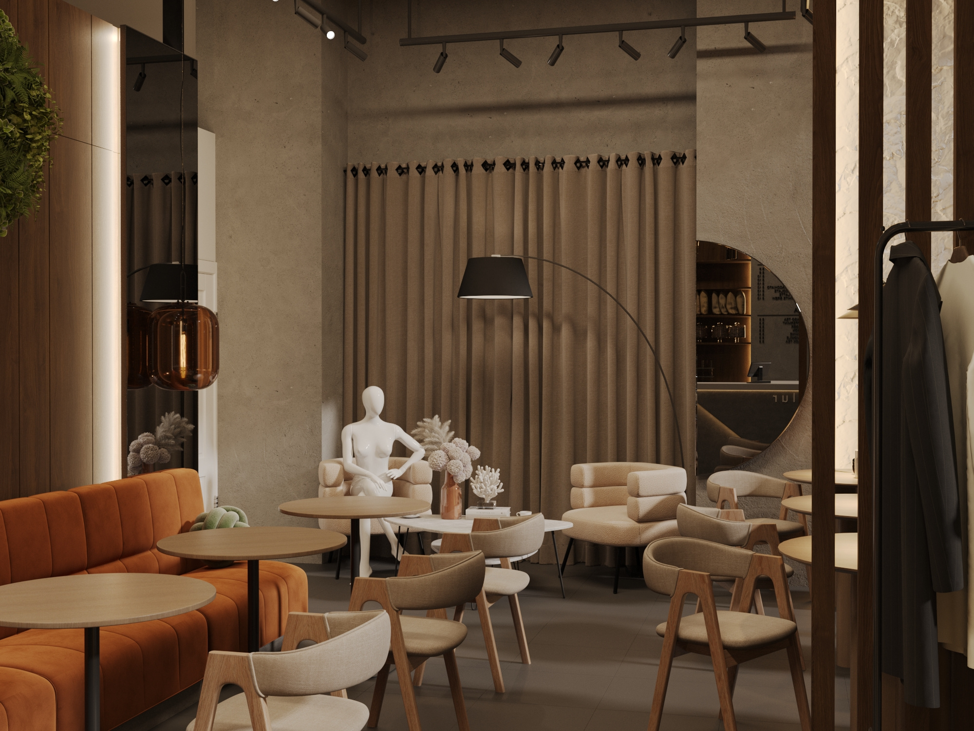 Кафе 30 квадратных метров, концепция инстаграмное кафе