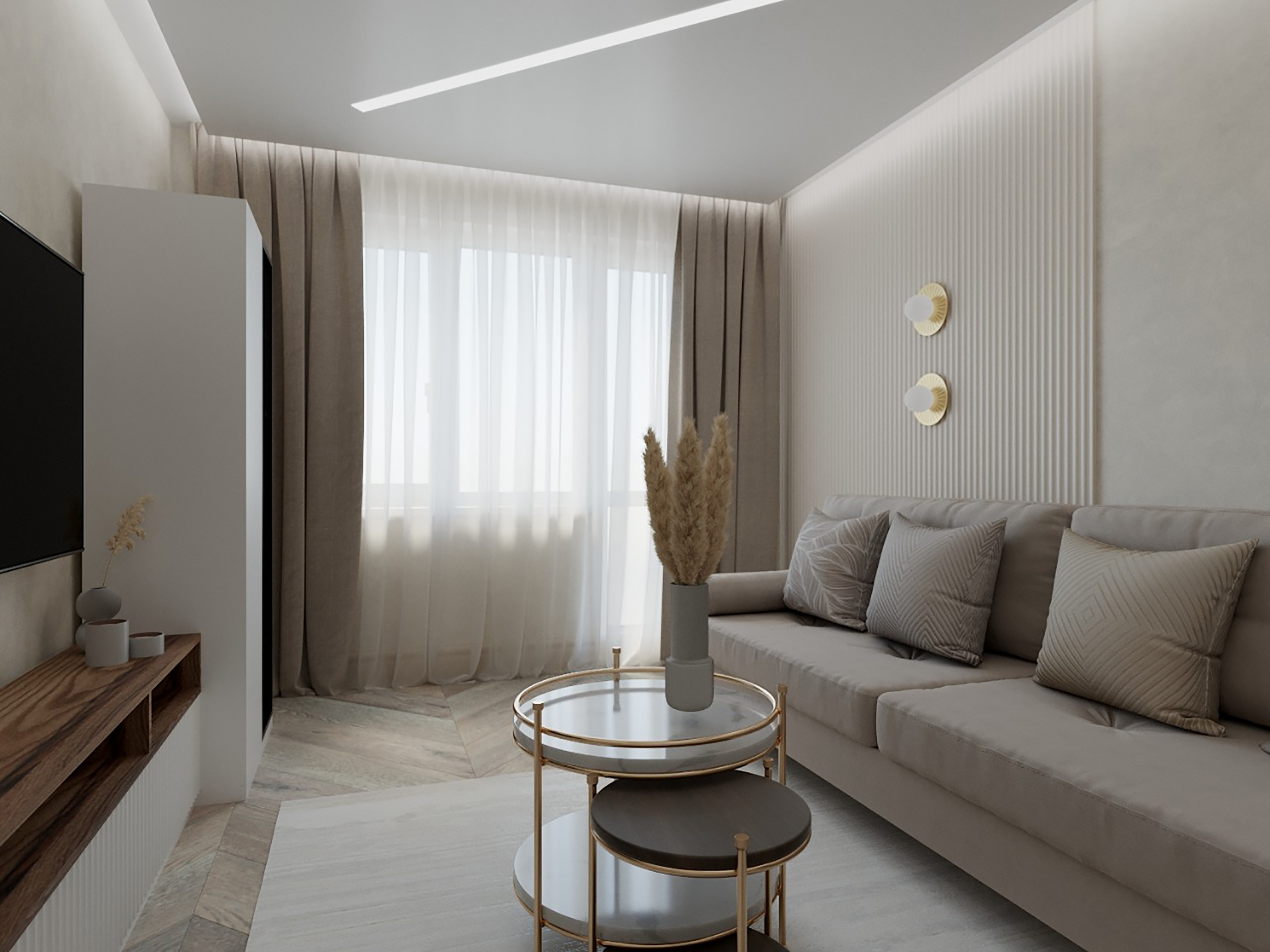 Монохромный интерьер