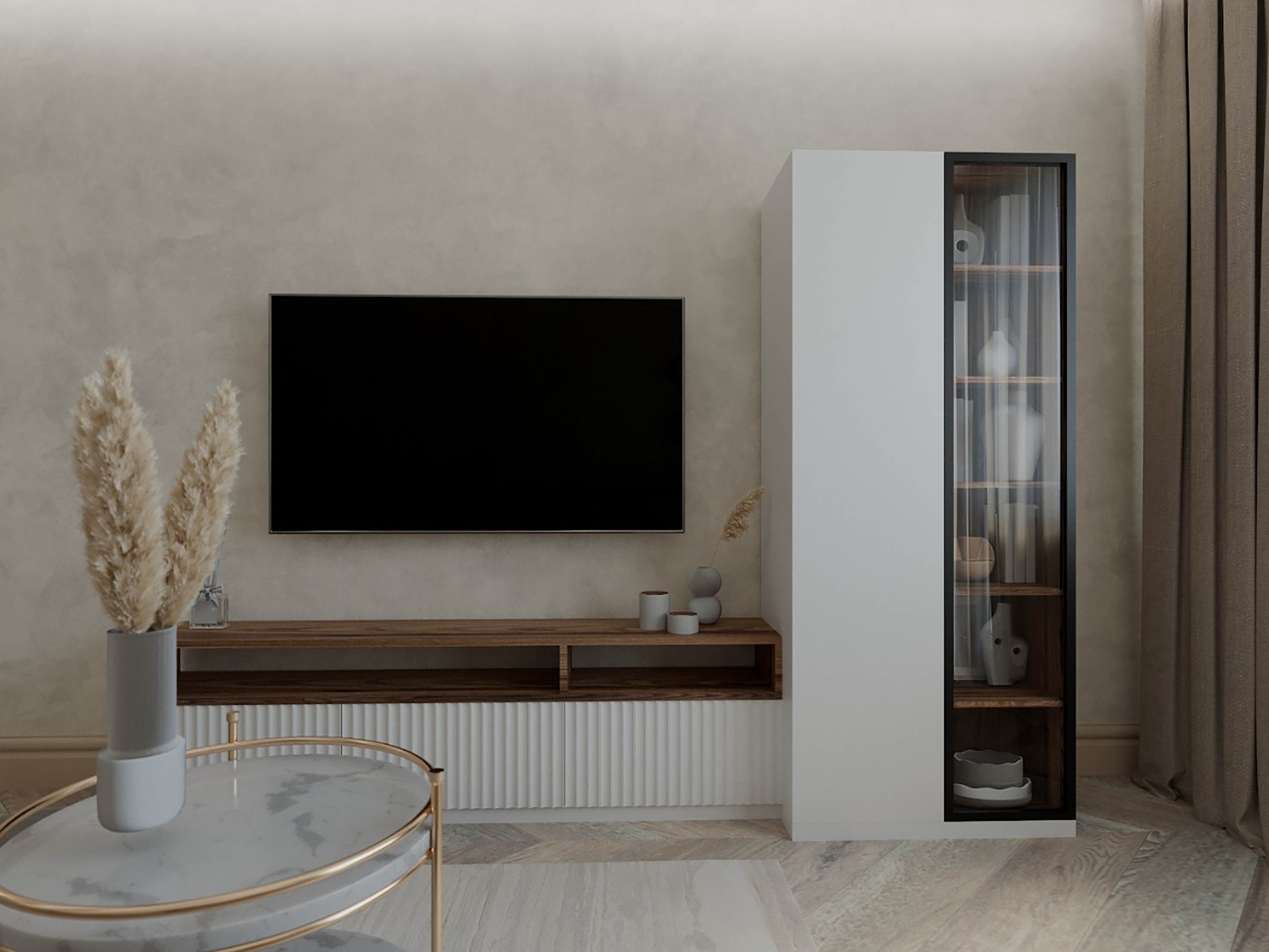 Монохромный интерьер