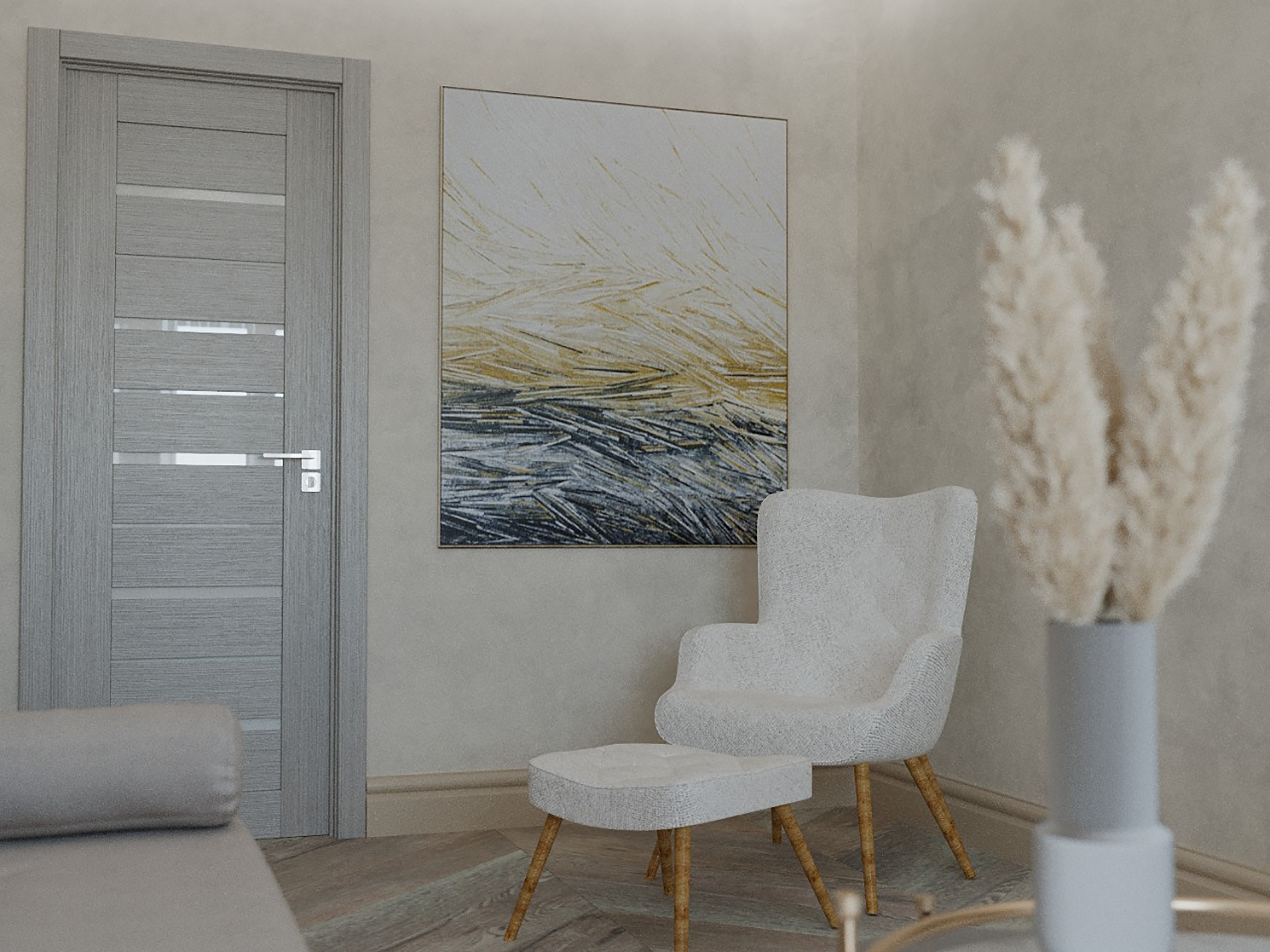 Монохромный интерьер