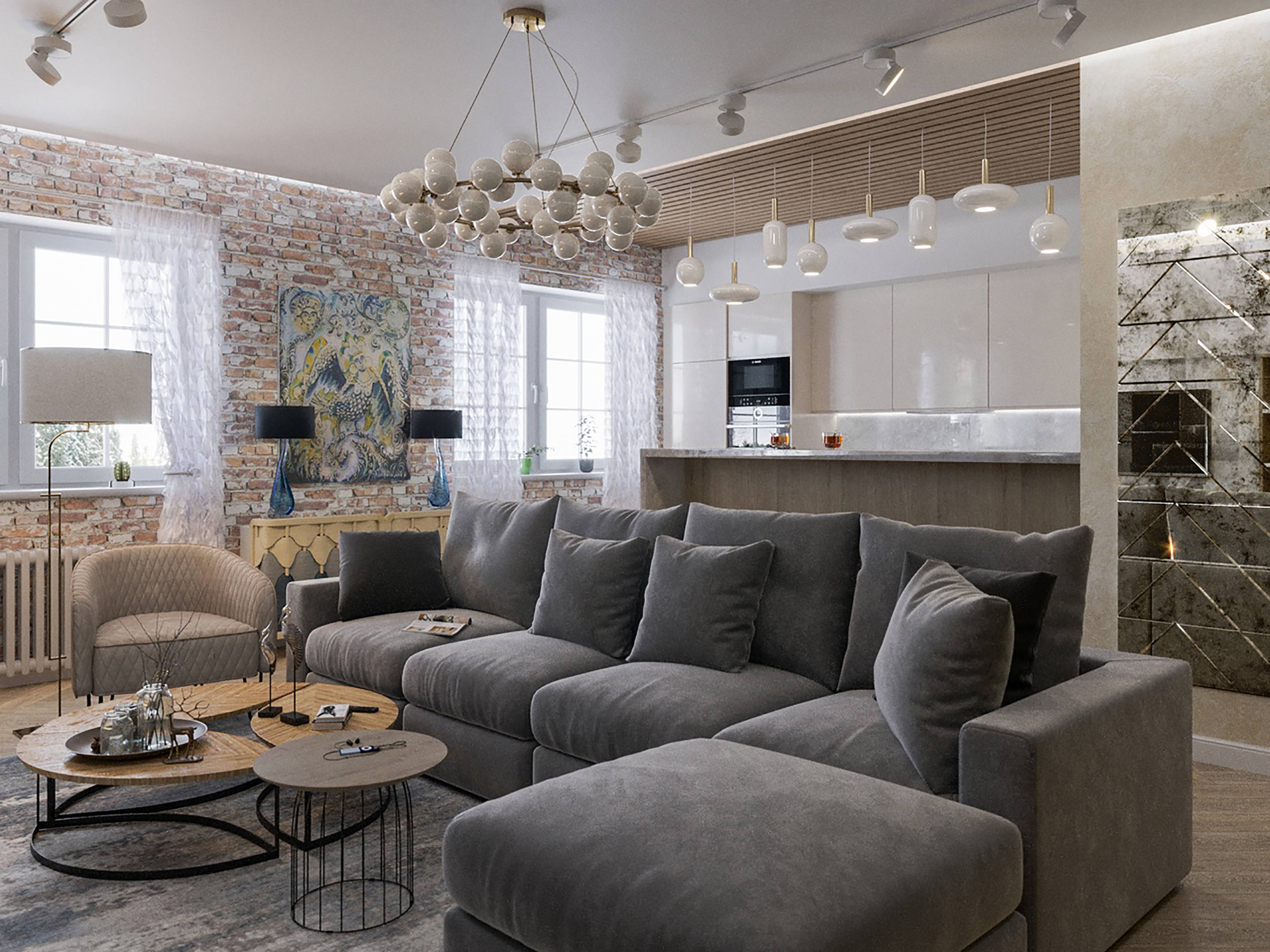 Обложка проекта: Эко-лофт, квартира