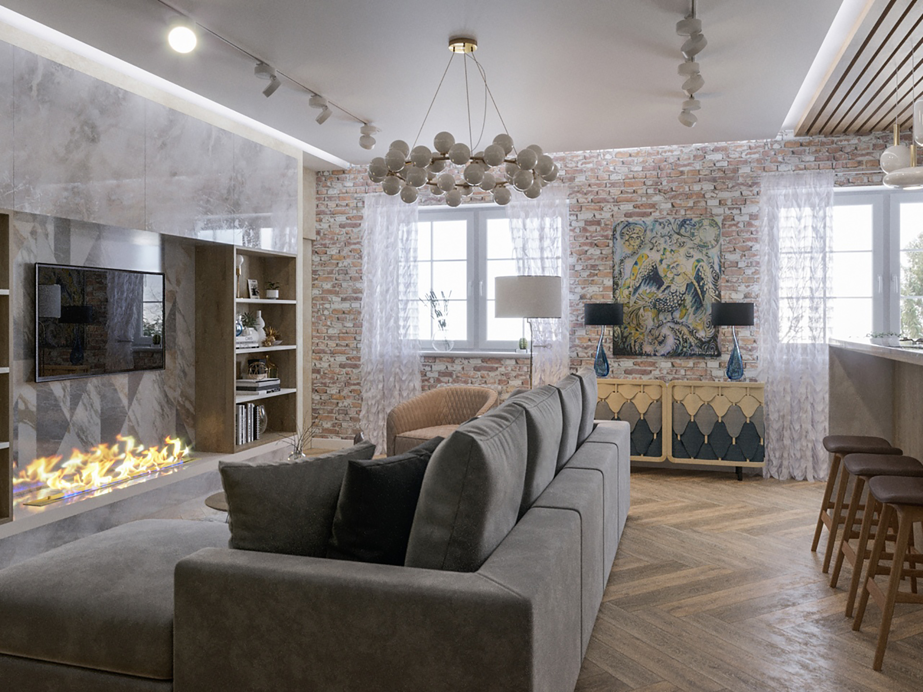 Эко-лофт, квартира