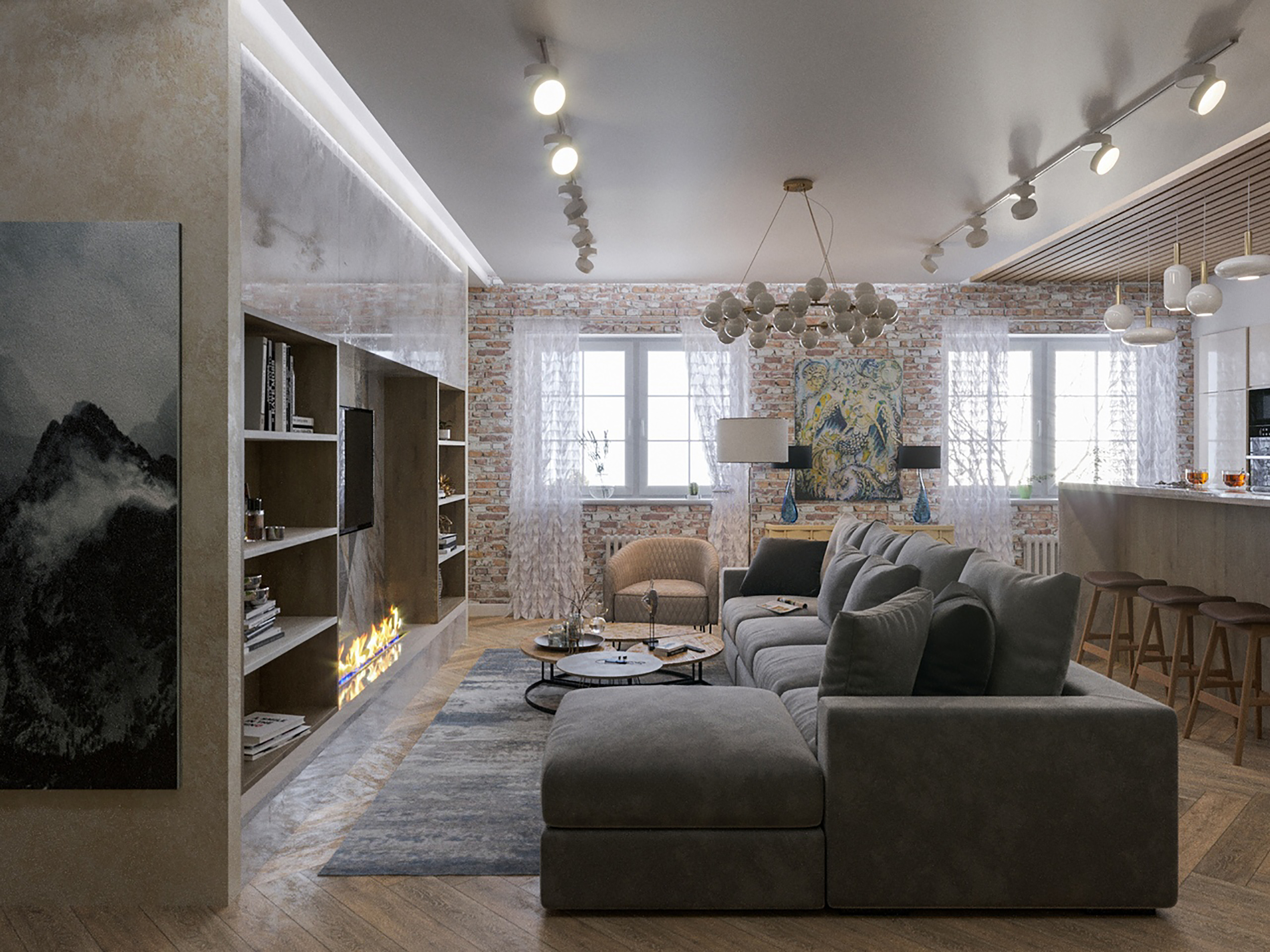 Эко-лофт, квартира