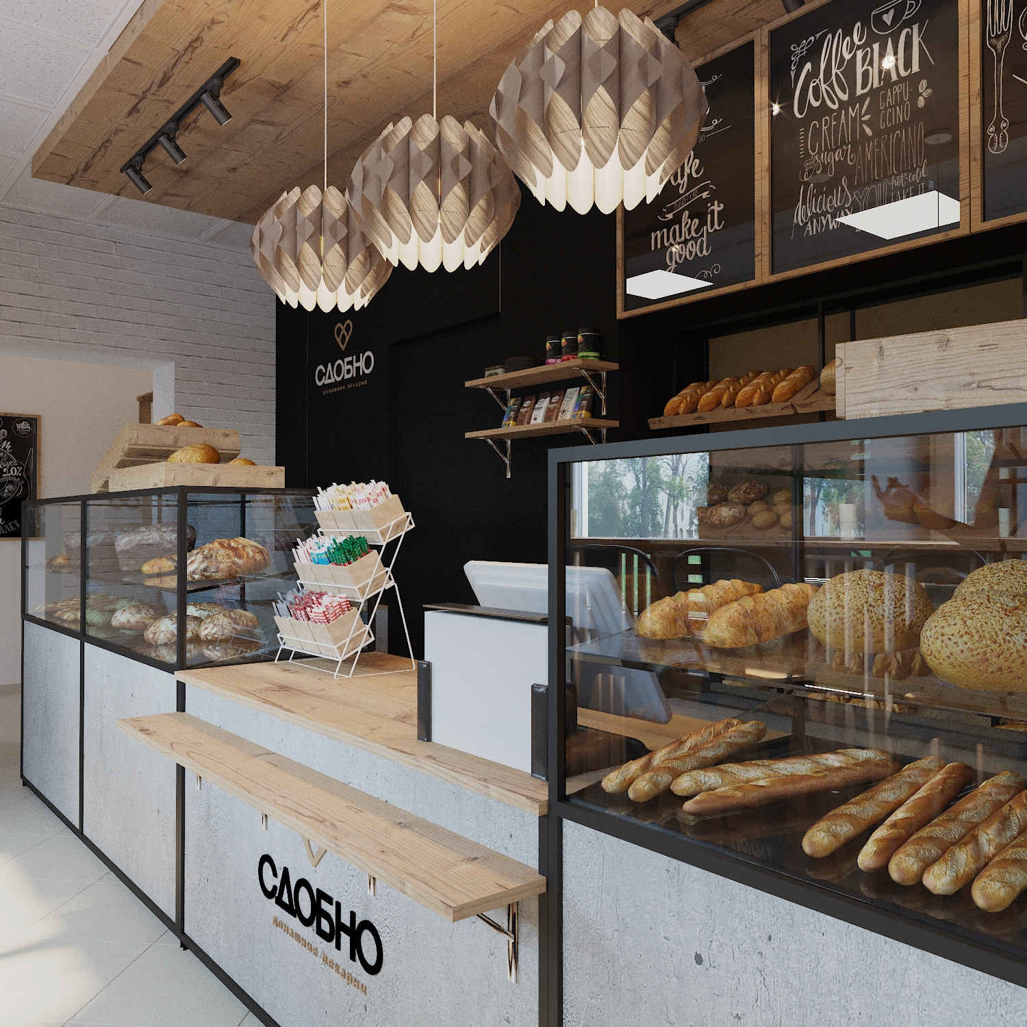 Обложка проекта: Сдобно, сеть пекарен