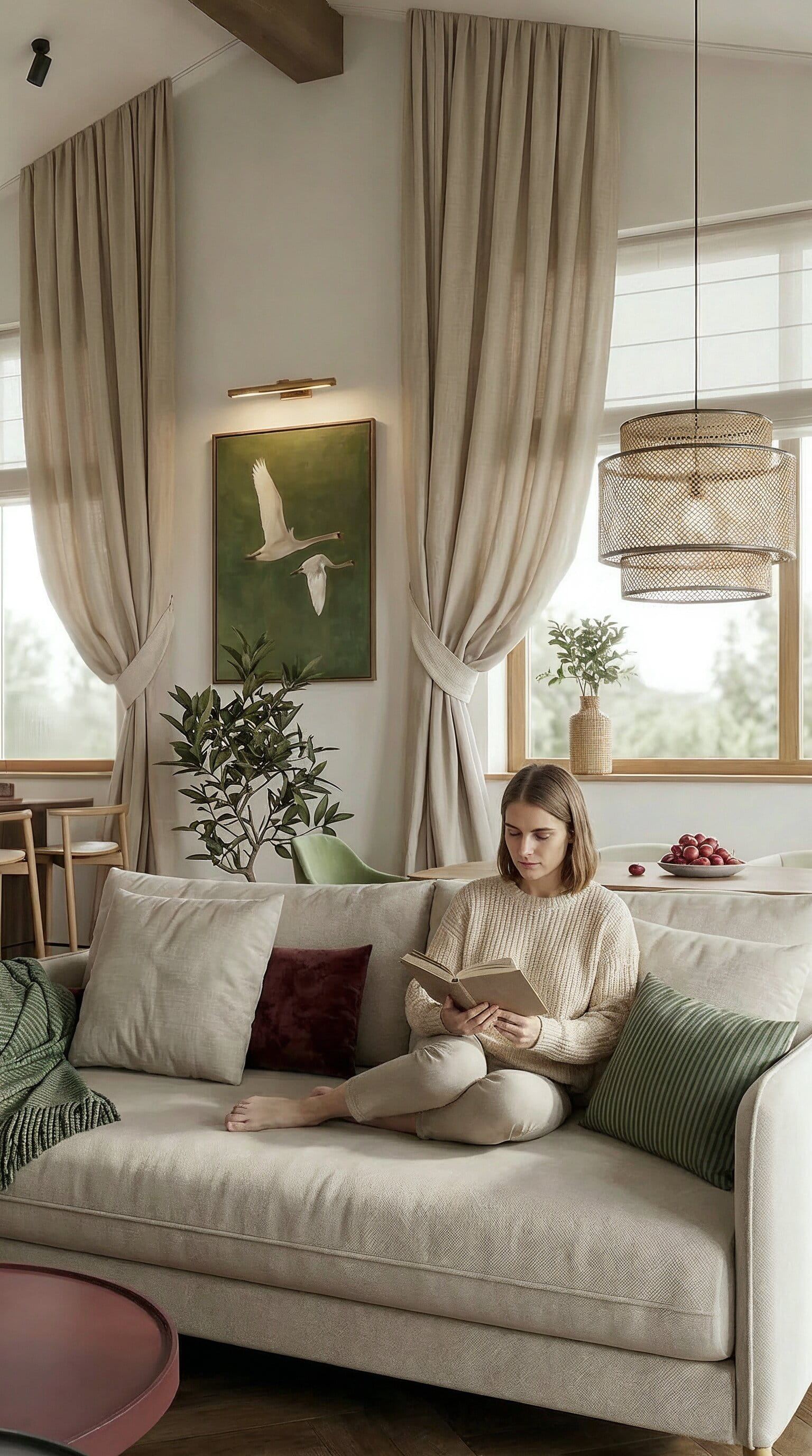 Уютный и светлый дом для жизни молодой семьи