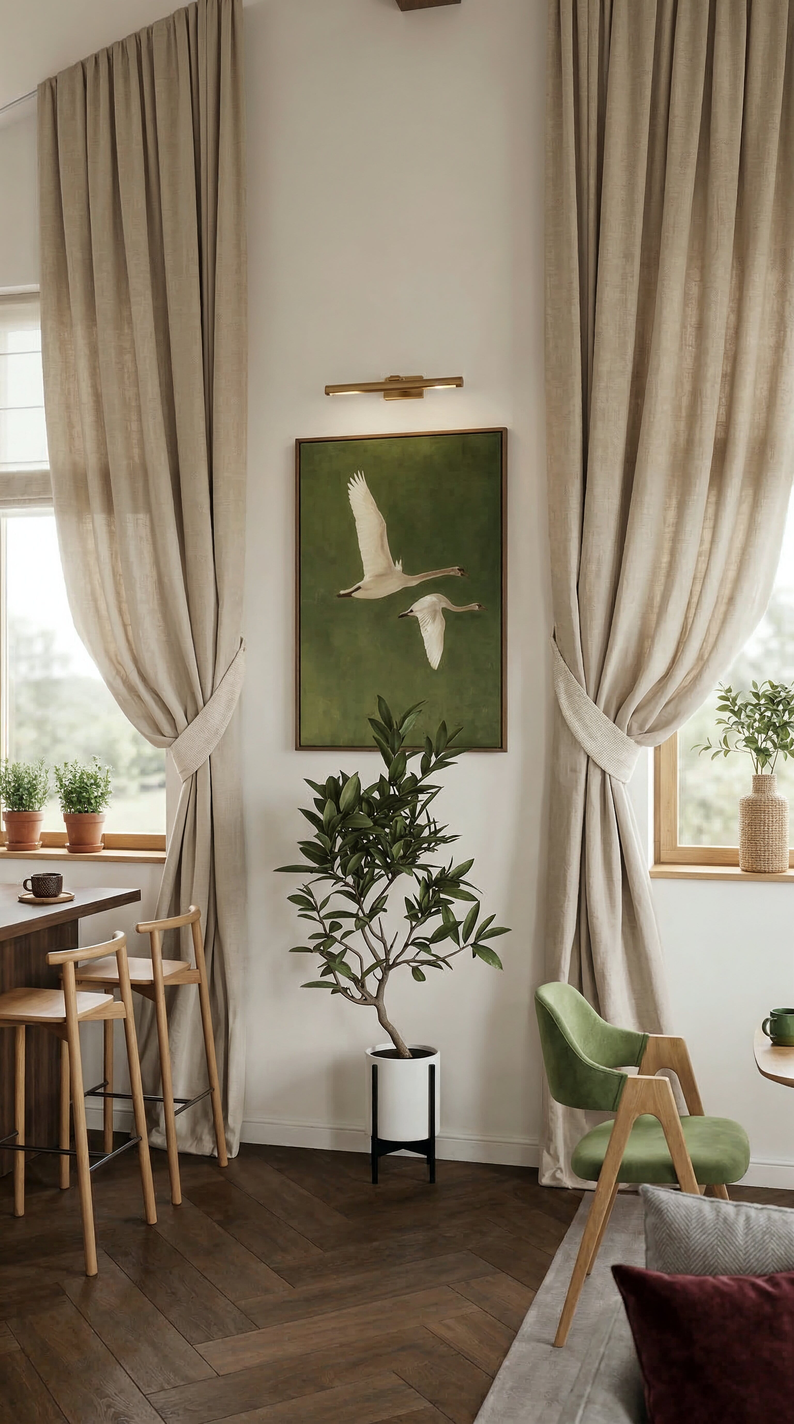 Уютный и светлый дом для жизни молодой семьи