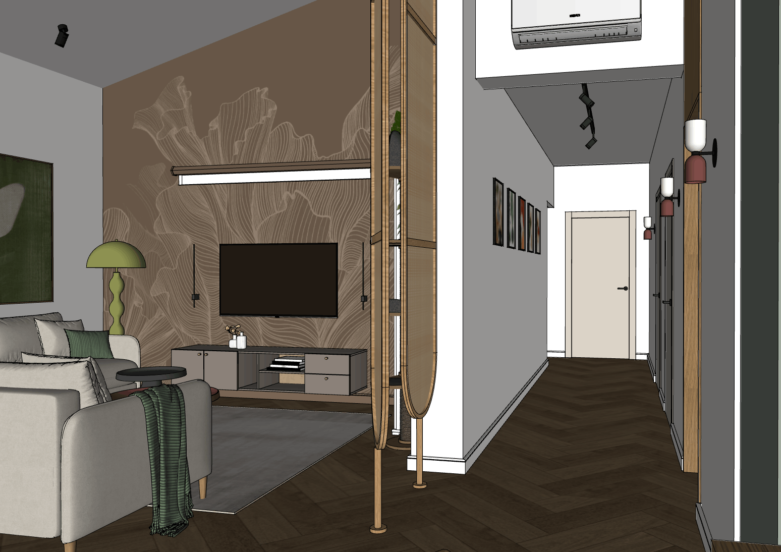 Уютный и светлый дом для жизни молодой семьи