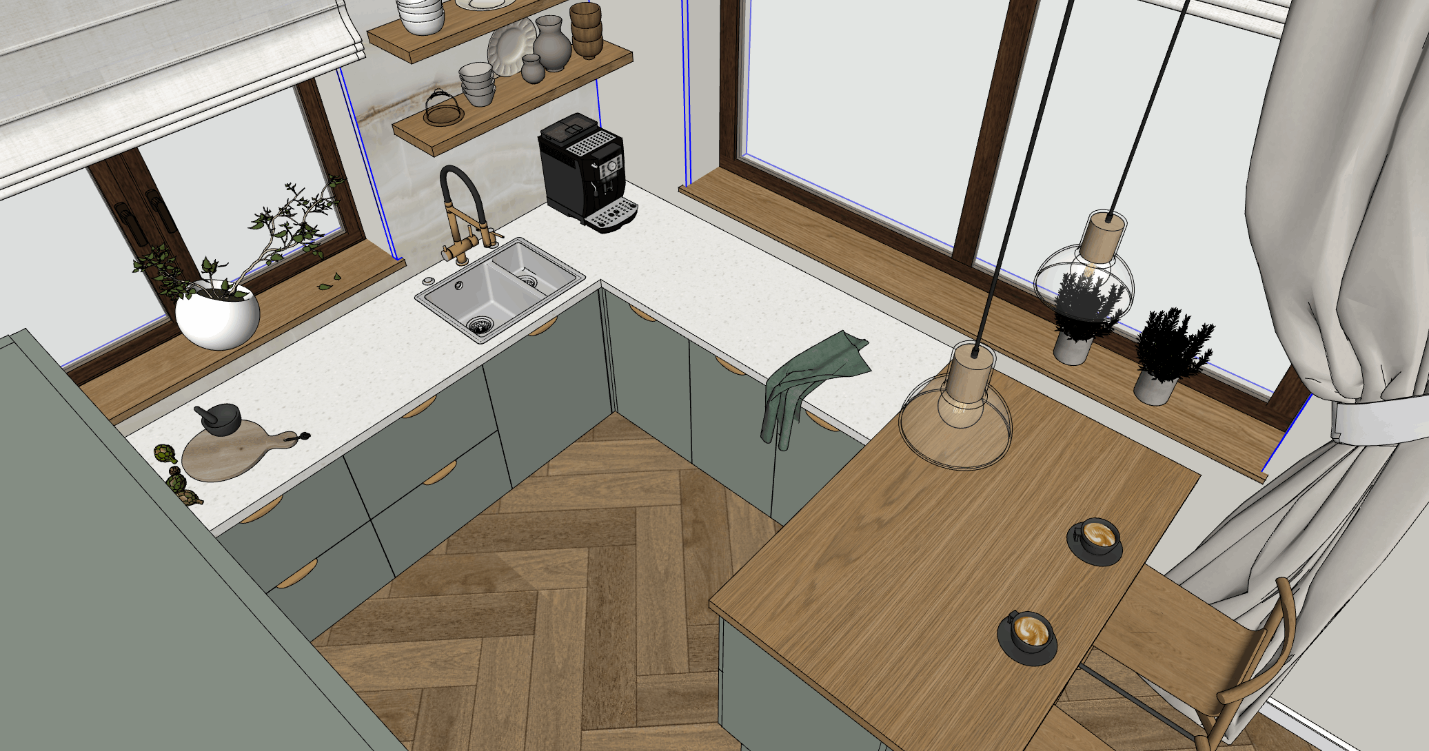 Уютный и светлый дом для жизни молодой семьи