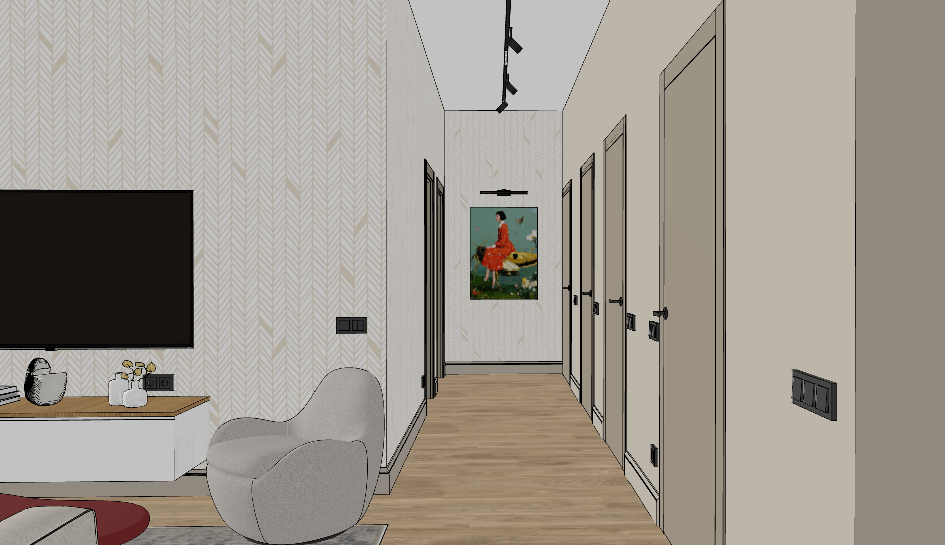 Дом с яркими акцентами