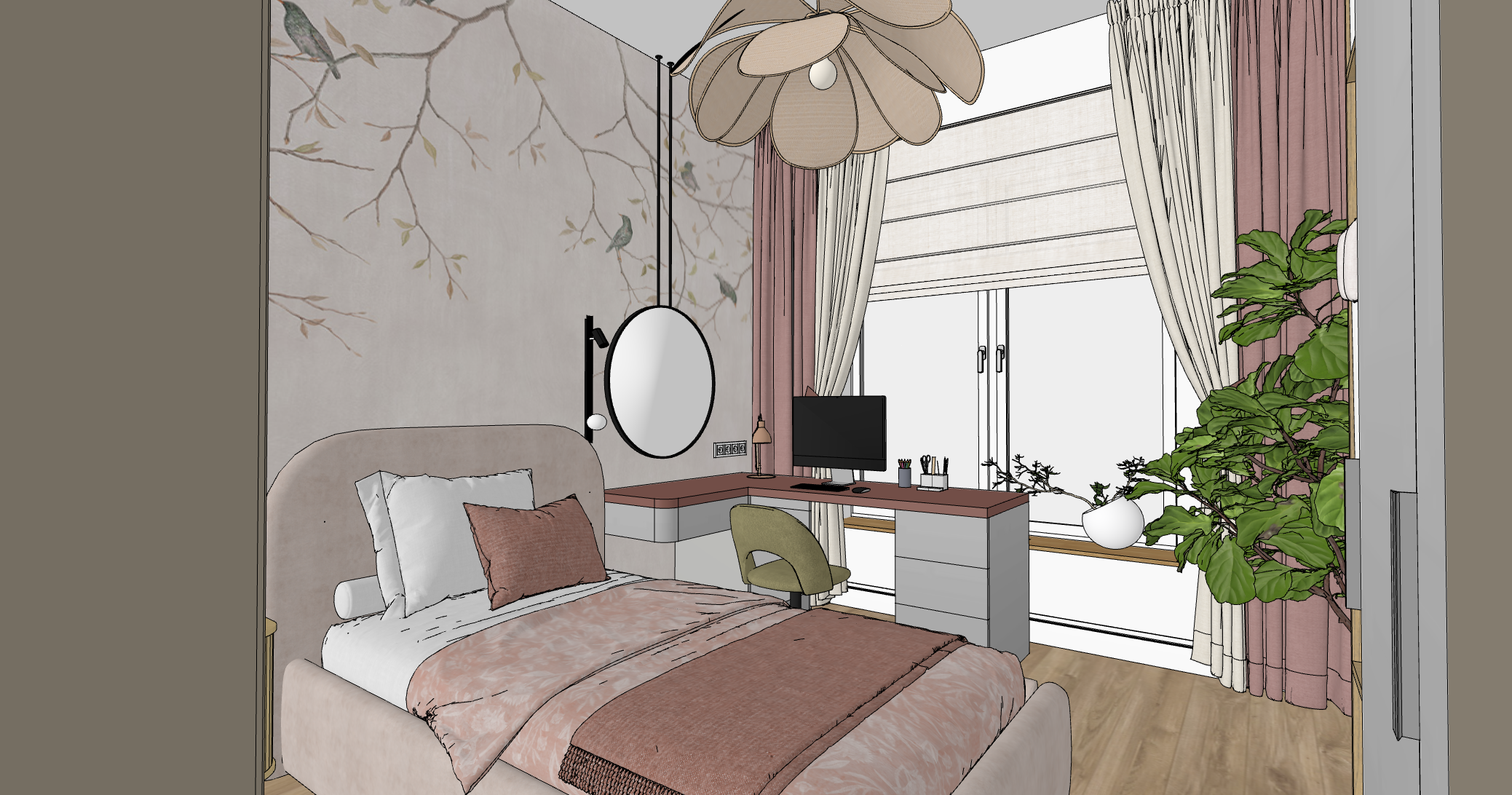 Дом с яркими акцентами