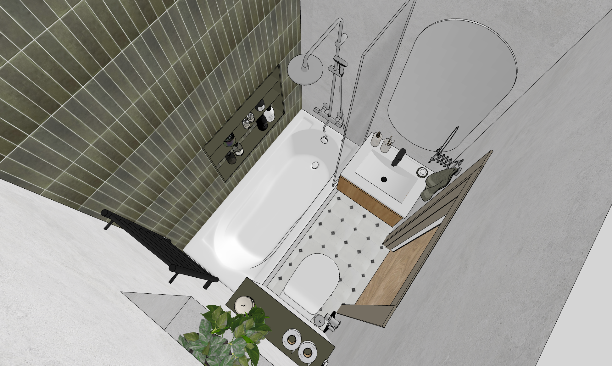 Дом с яркими акцентами