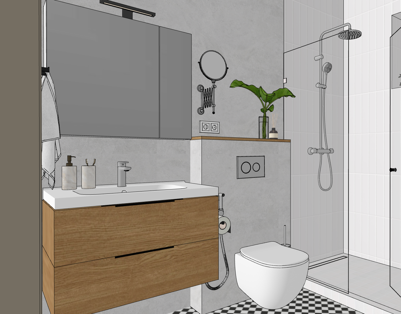 Дом с яркими акцентами