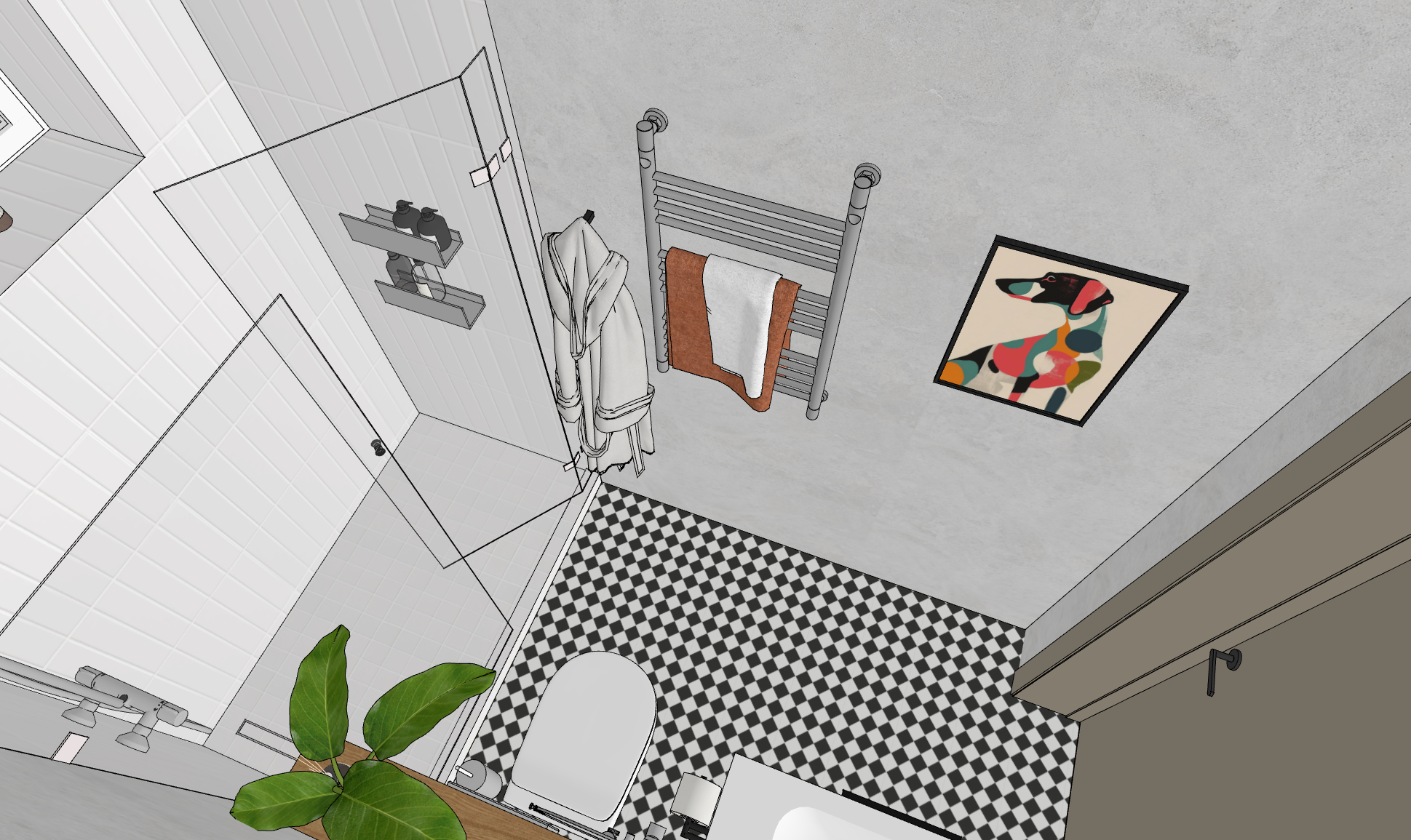 Дом с яркими акцентами