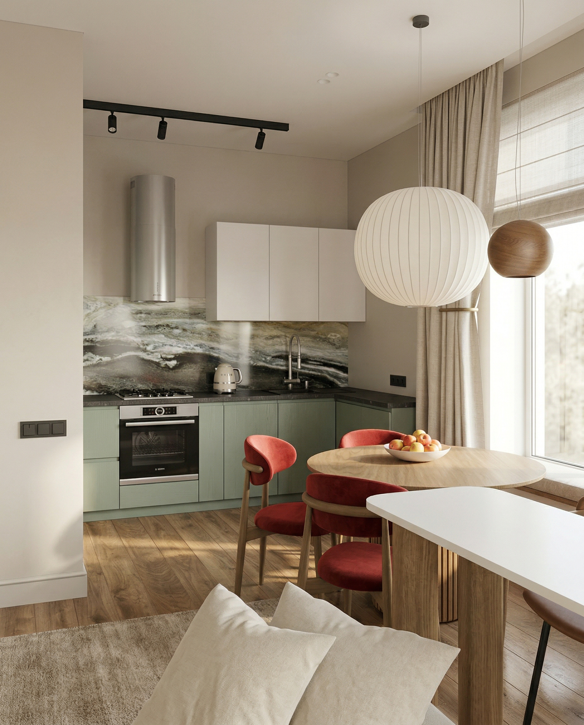 Дом с яркими акцентами