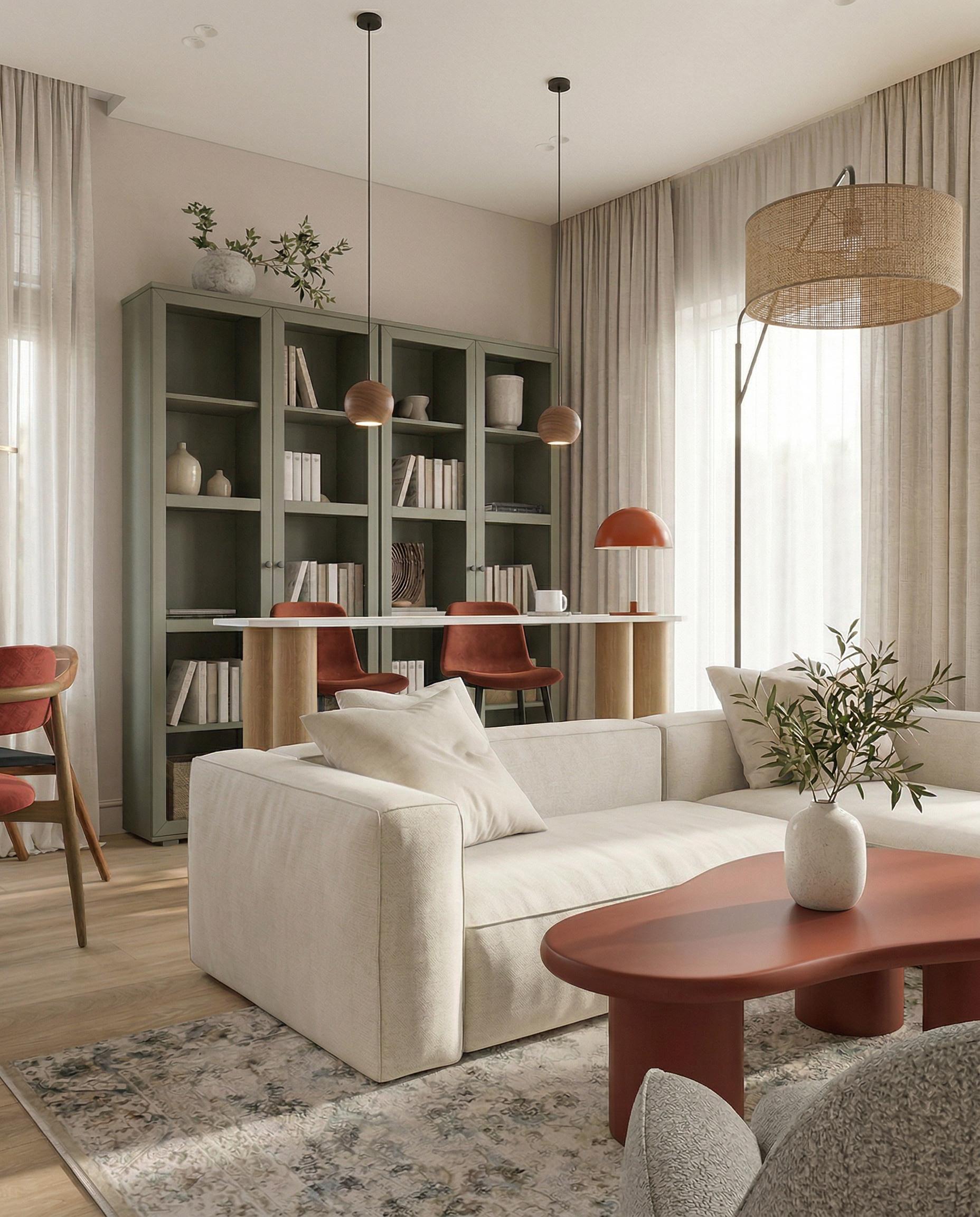 Дом с яркими акцентами