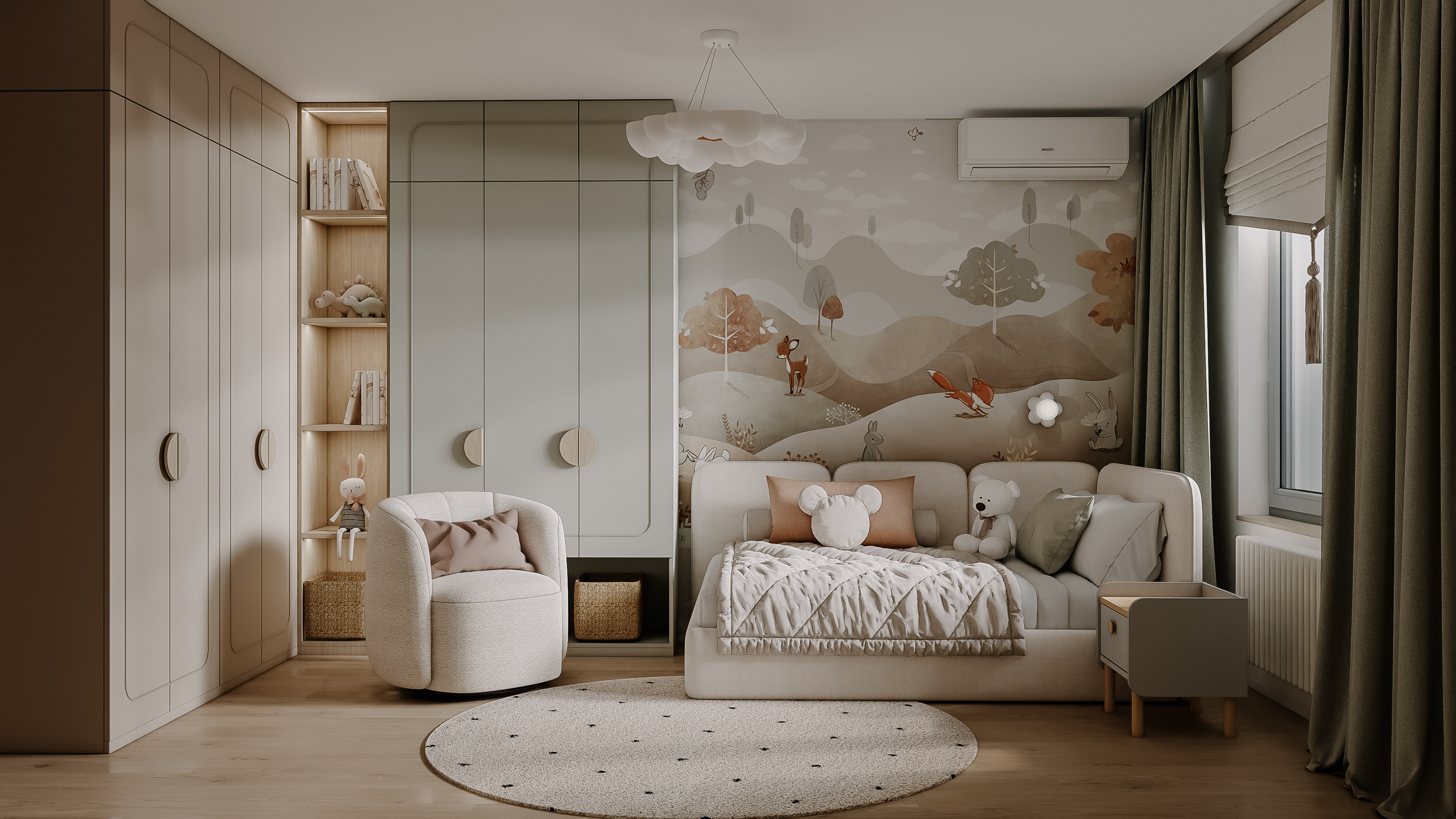 Квартира в ЖК "Upoint" для семьи с маленькой дочкой