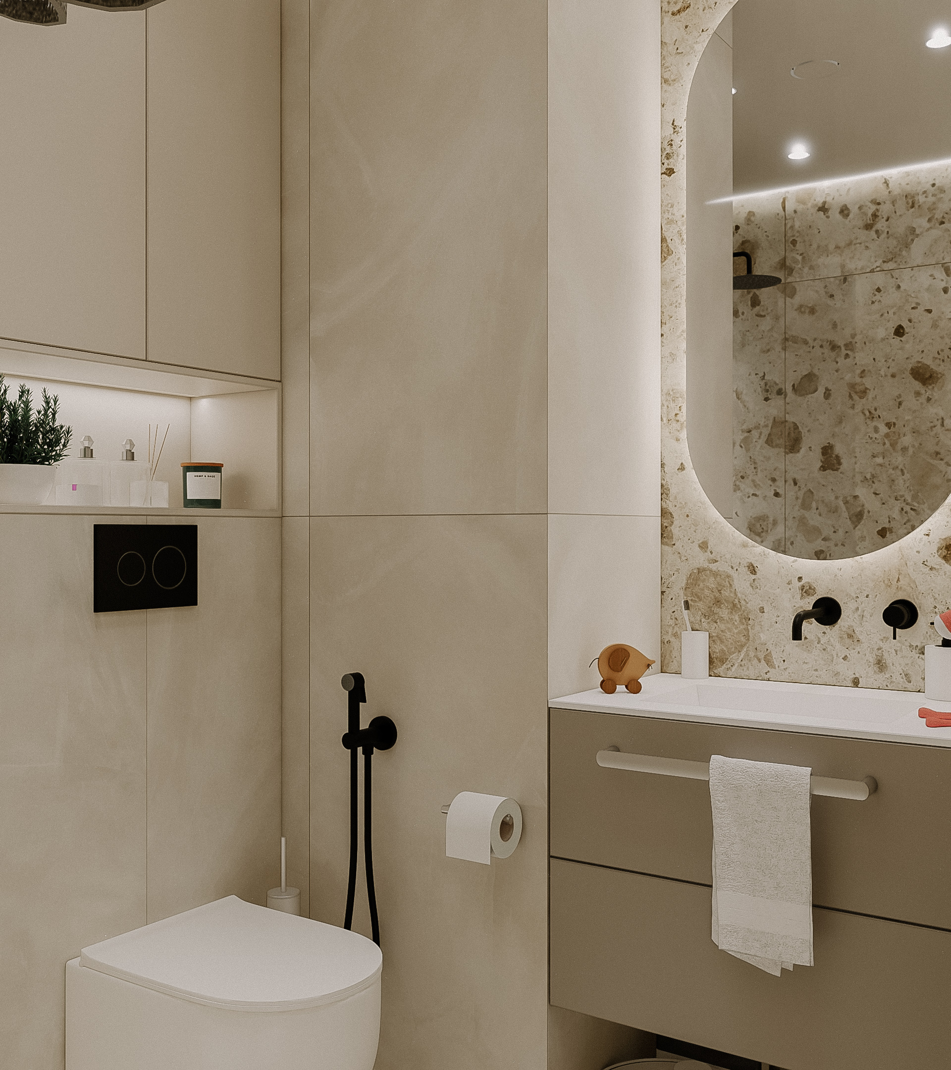 Квартира в ЖК "Upoint" для семьи с маленькой дочкой