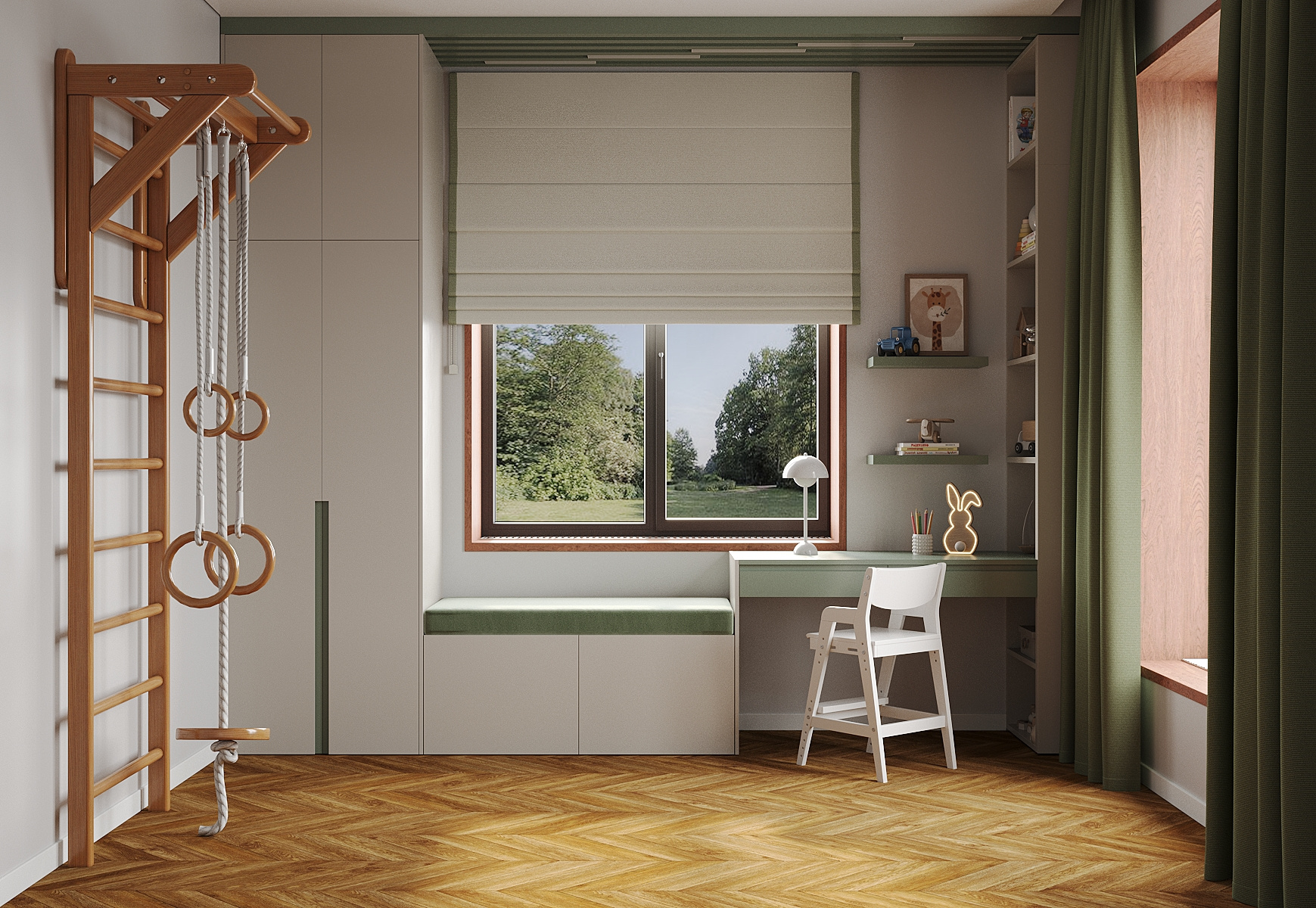 Обложка проекта: Детская в современном стиле