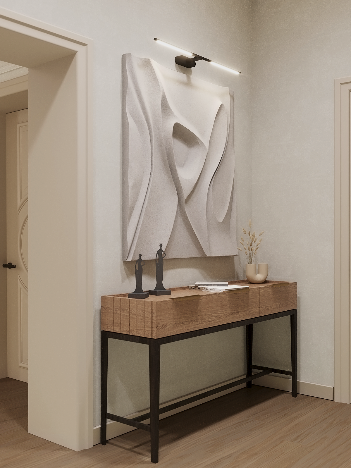 Визуализация интерьера загородного дома