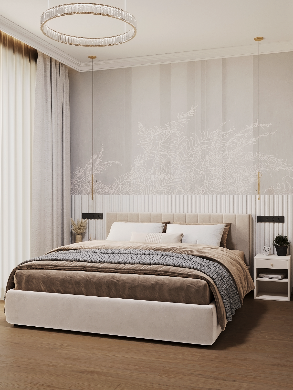 Визуализация интерьера загородного дома