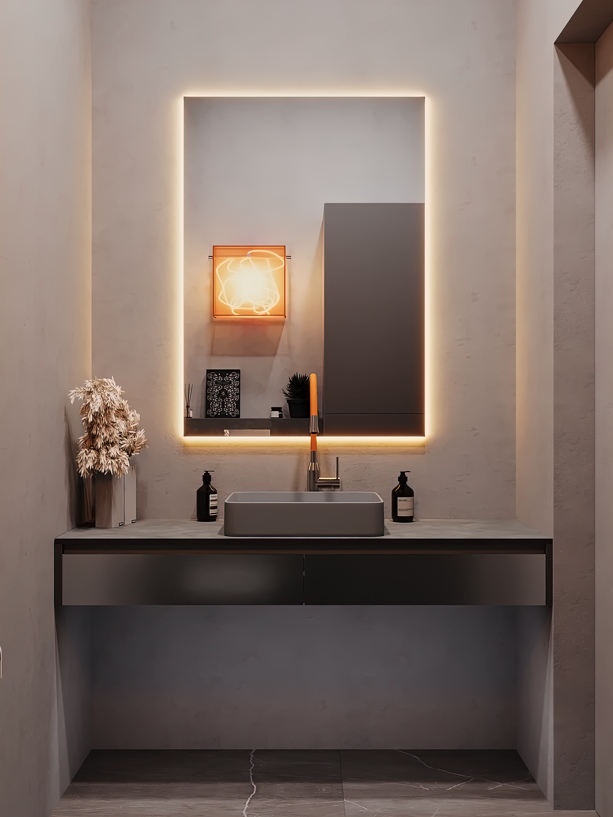 Обложка проекта: Визуализация офиса 133кв.м.