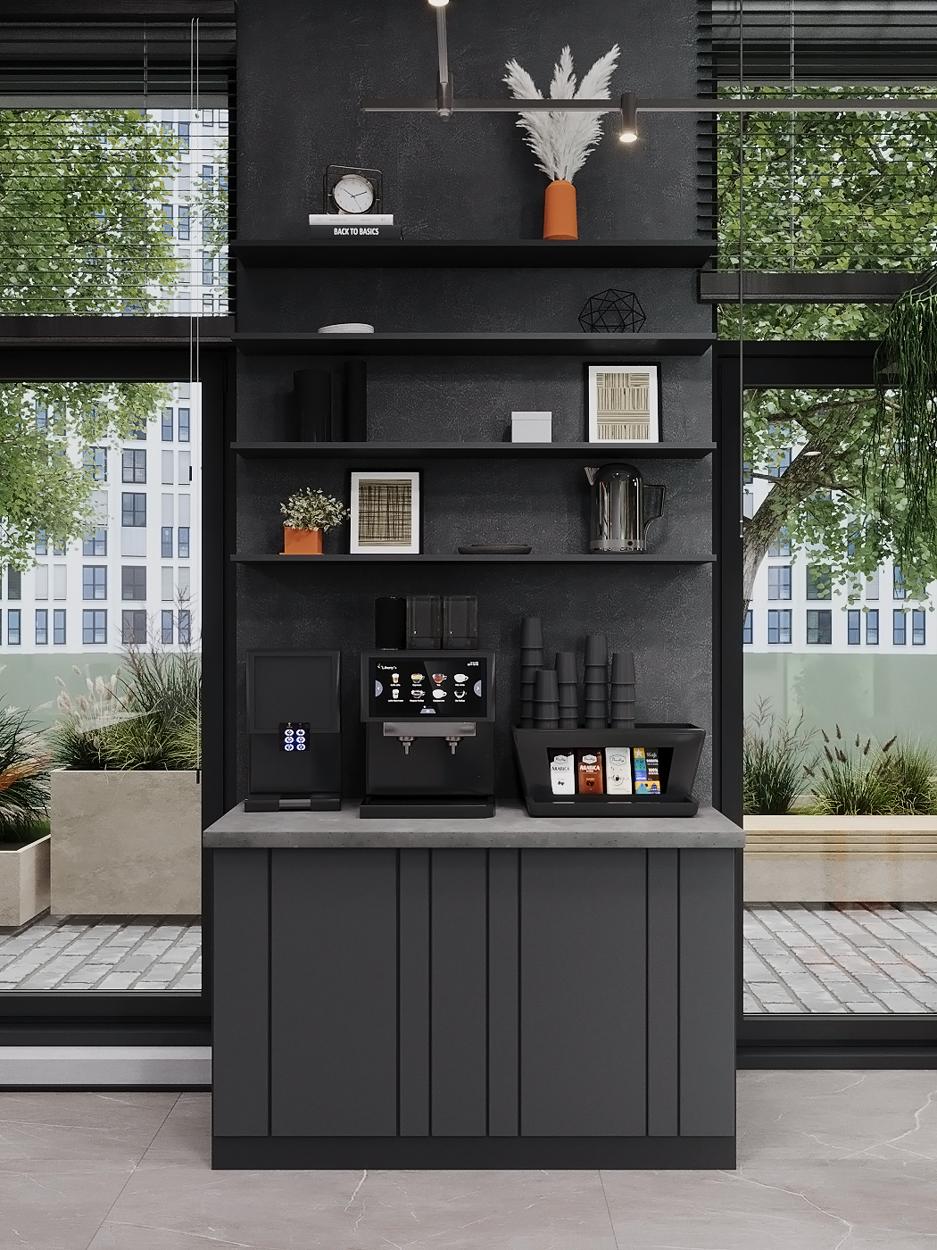 Визуализация офиса 133кв.м.