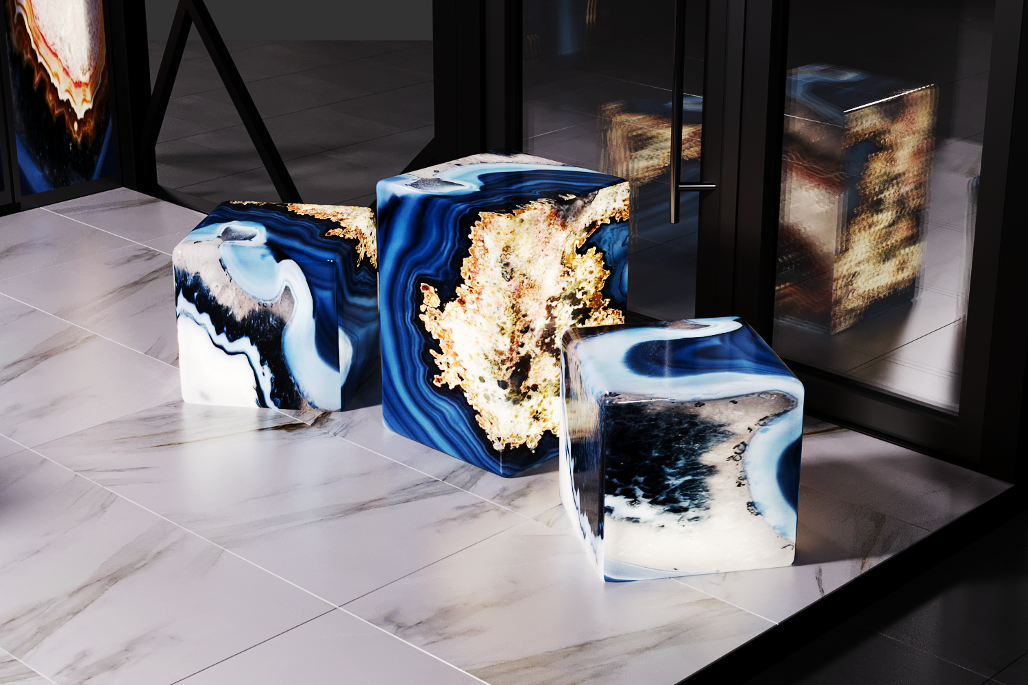 Визуализация выставочного стенда