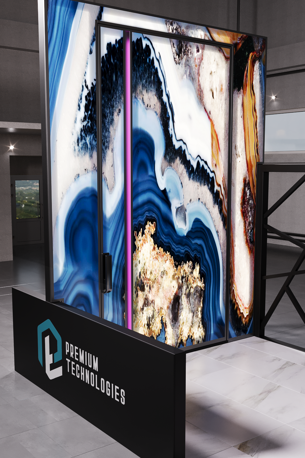 Визуализация выставочного стенда