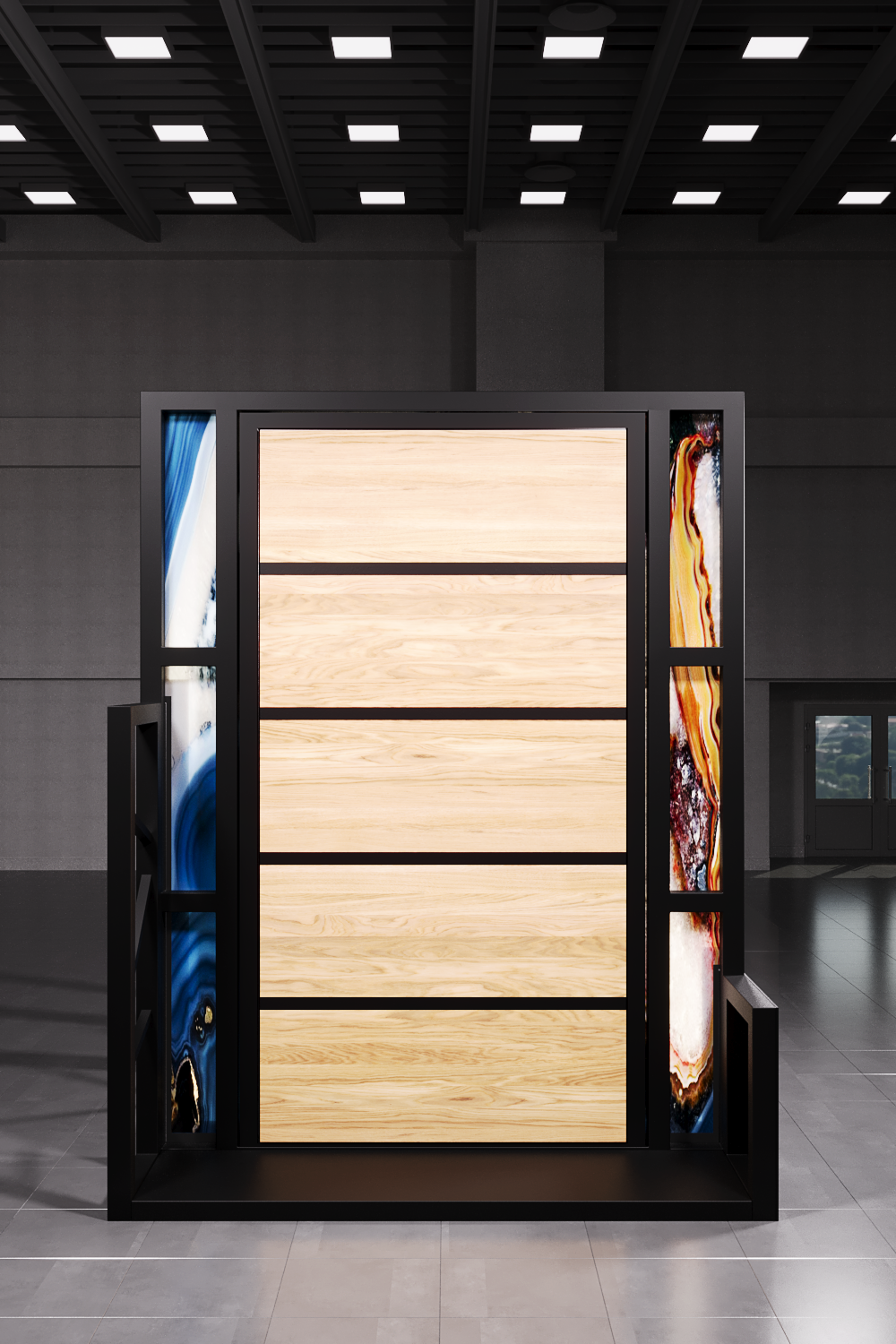 Визуализация выставочного стенда