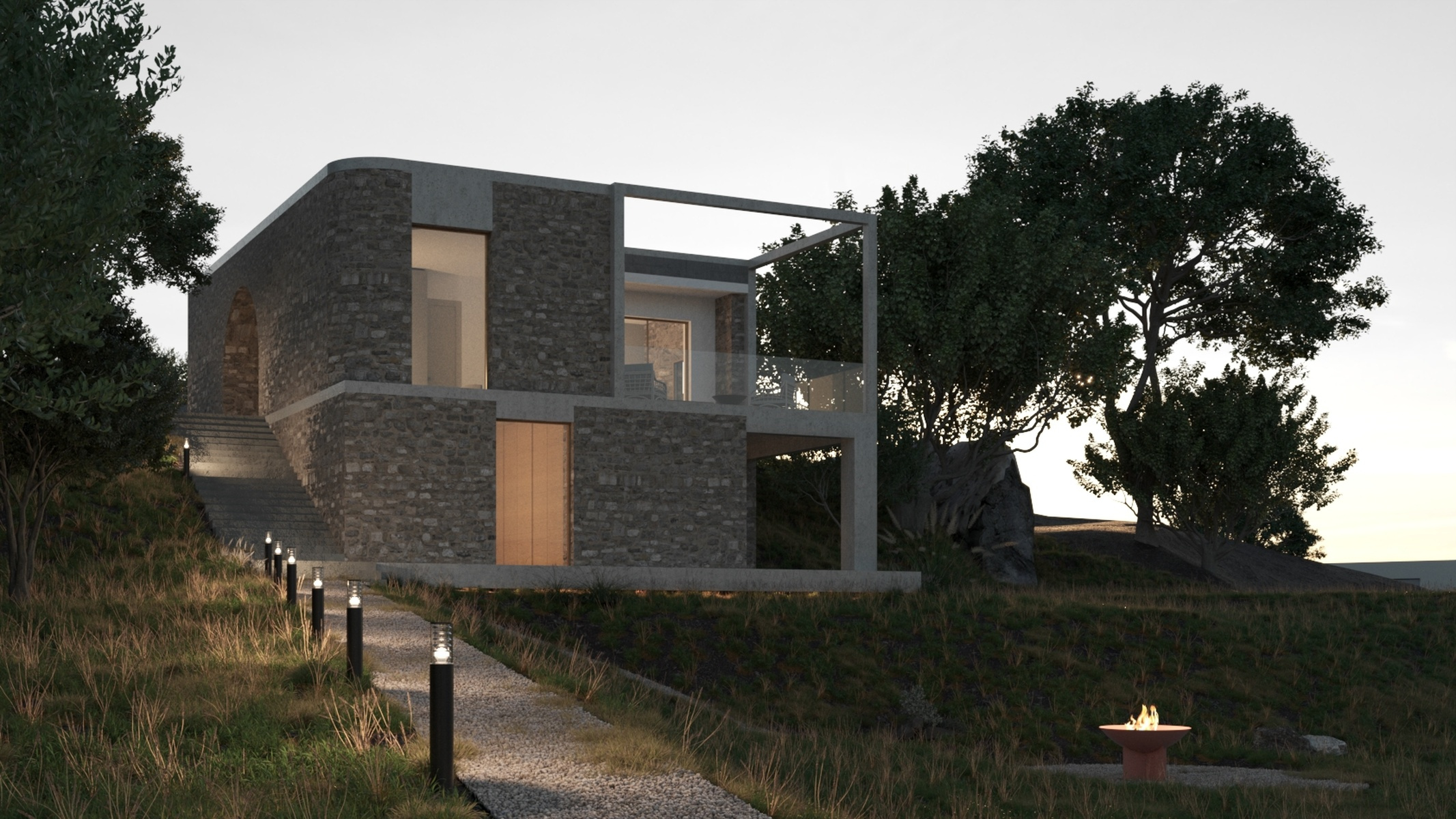 Гостевой дом в горах на 2 семьи