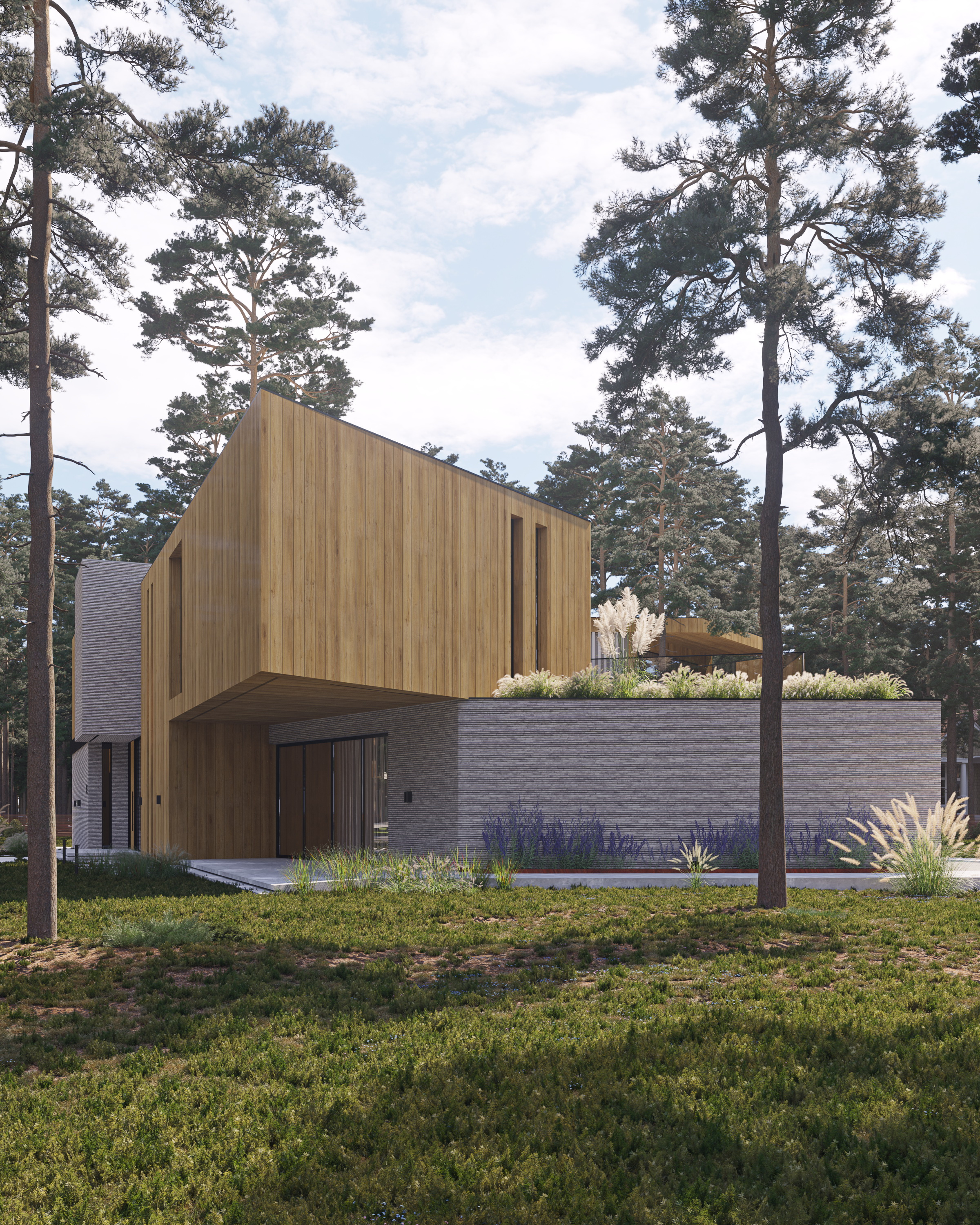 Дом с деревом