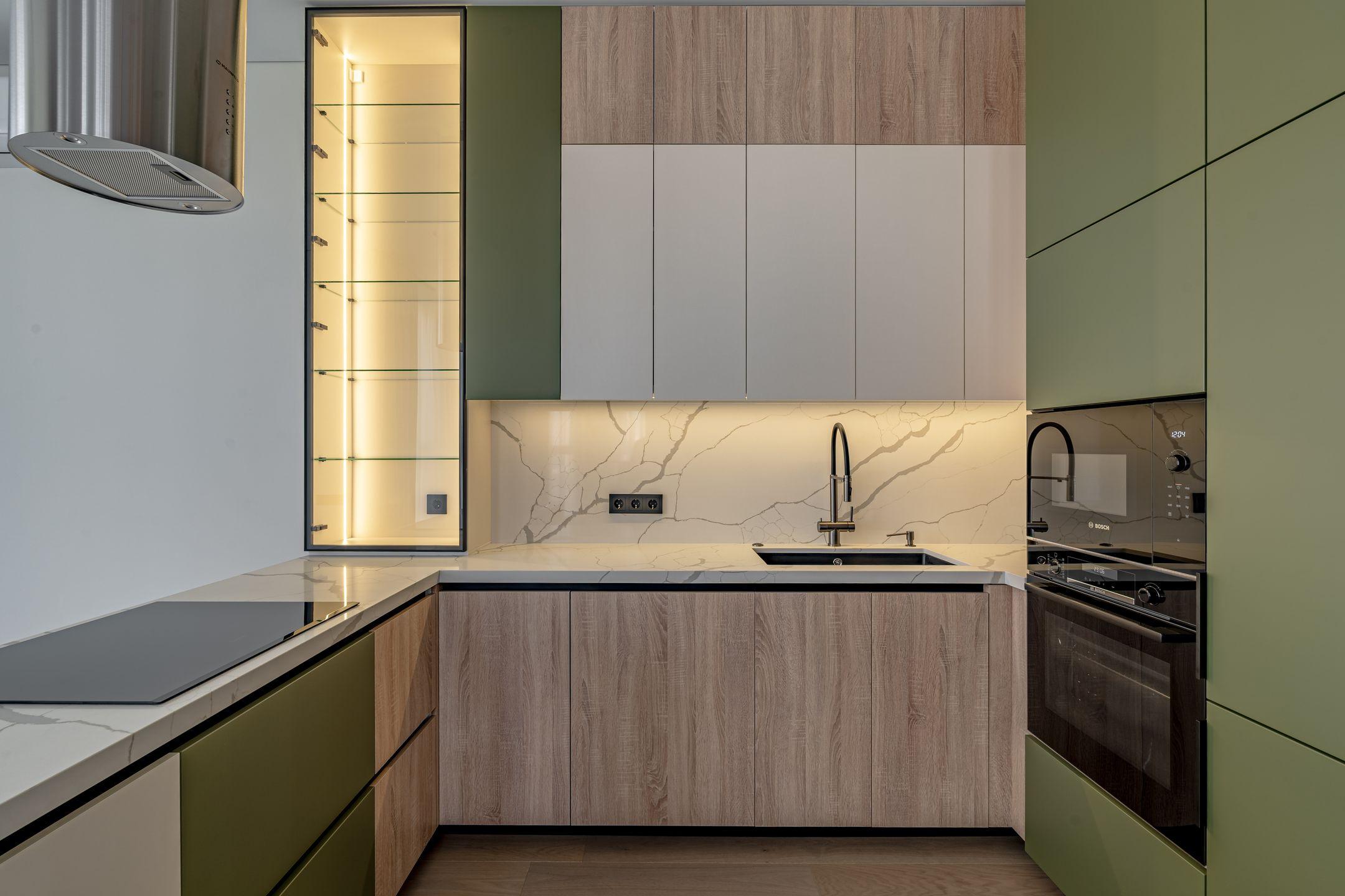 Обложка проекта: ЖК «Скандинавия» Квартира с интегрированной мебелью