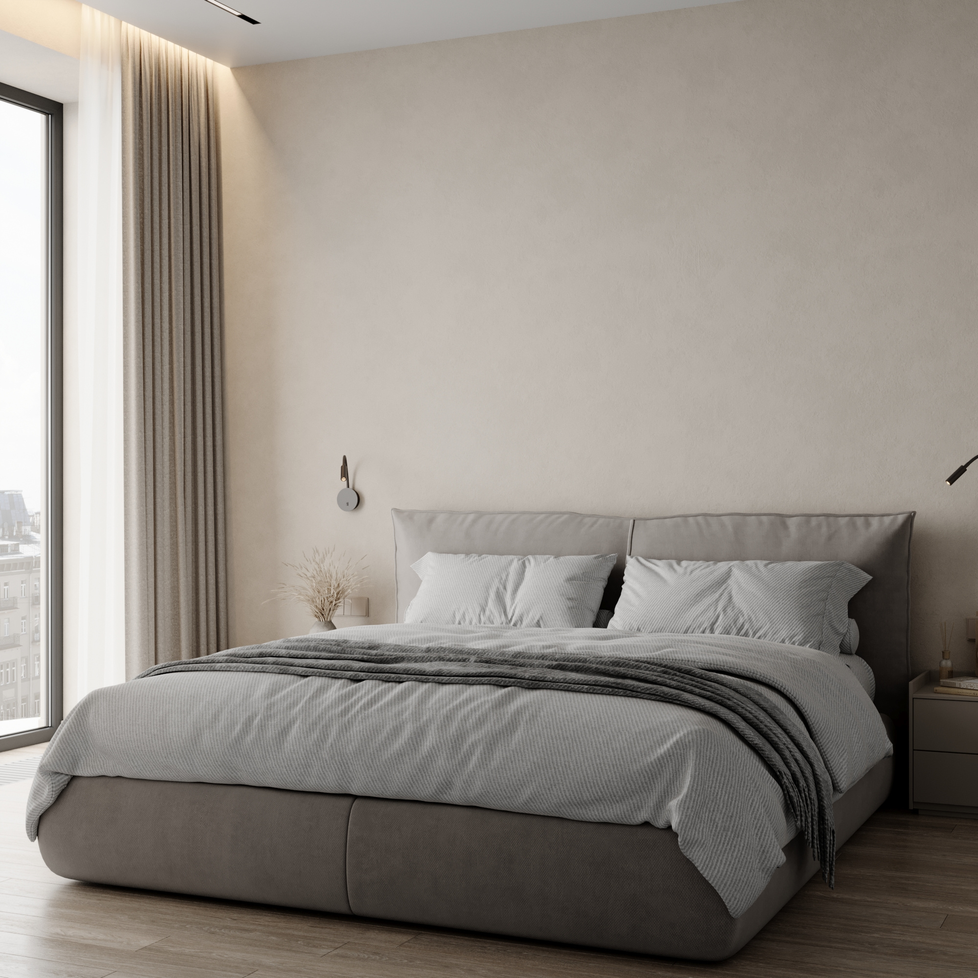 Дизайн квартиры 65 м² в стиле минимализм