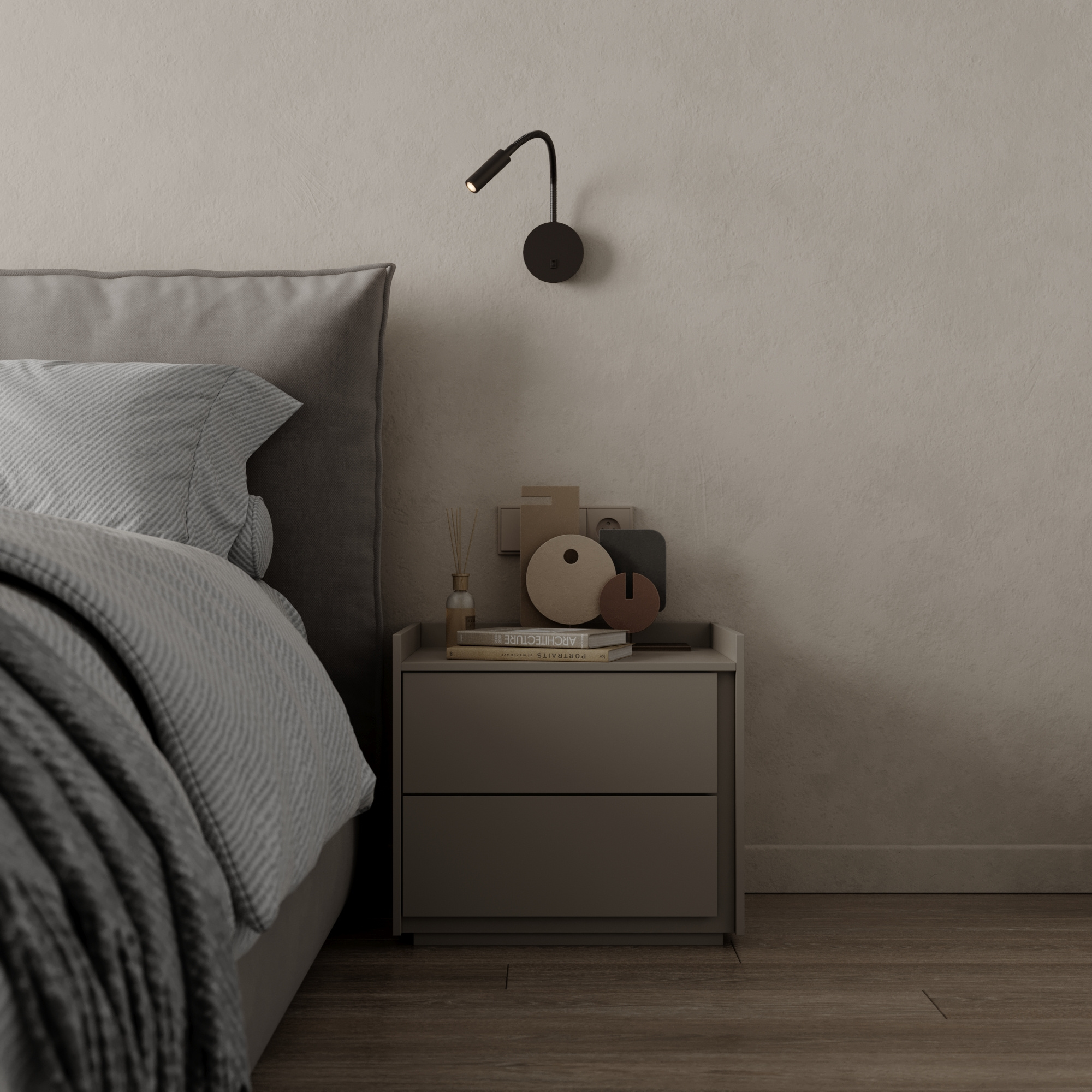 Дизайн квартиры 65 м² в стиле минимализм