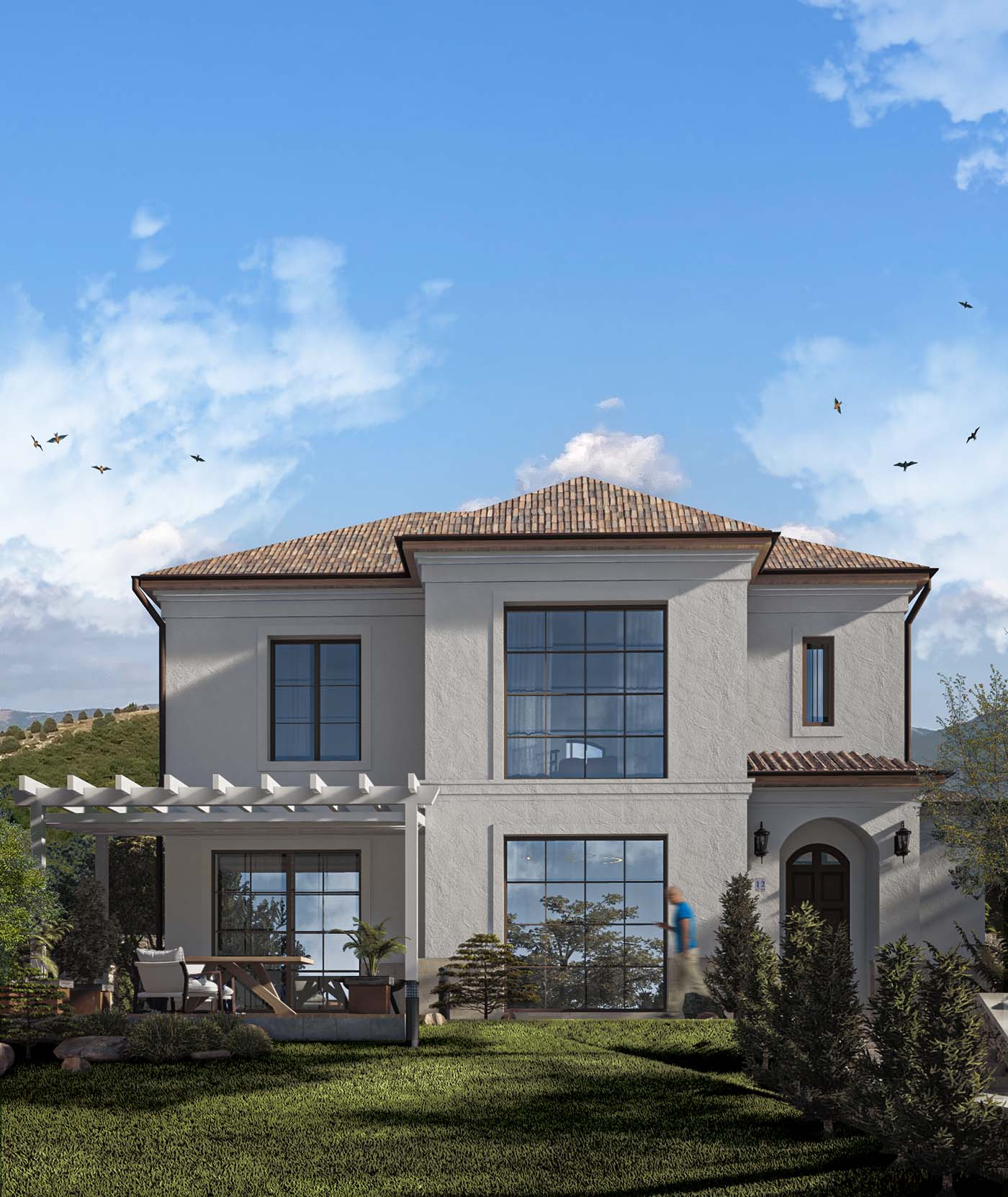 Проект средиземноморского дома в Крыму