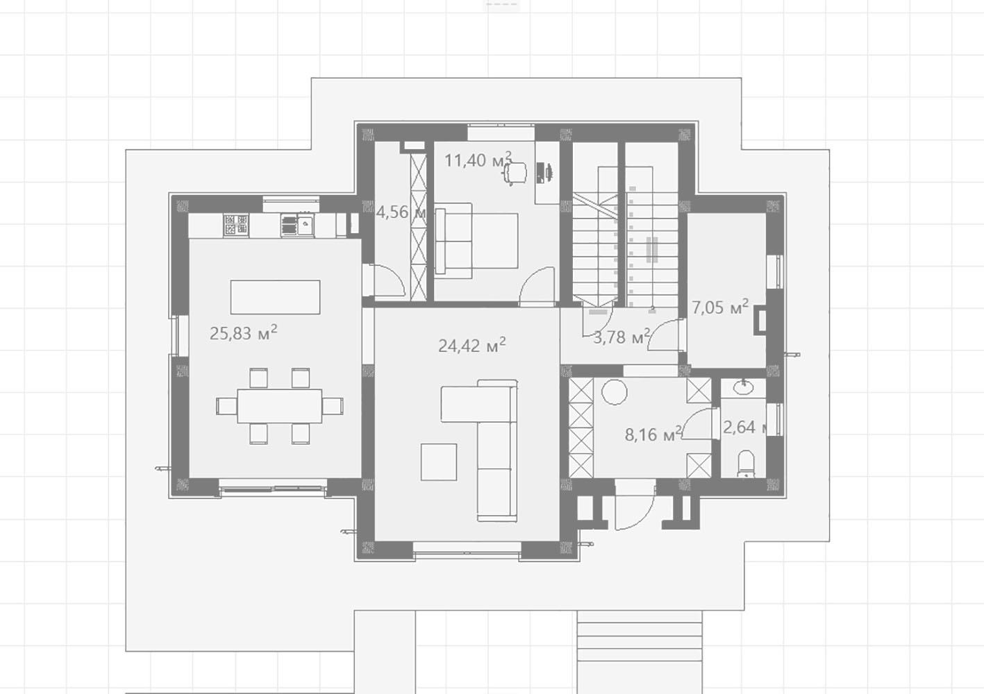 Проект средиземноморского дома в Крыму