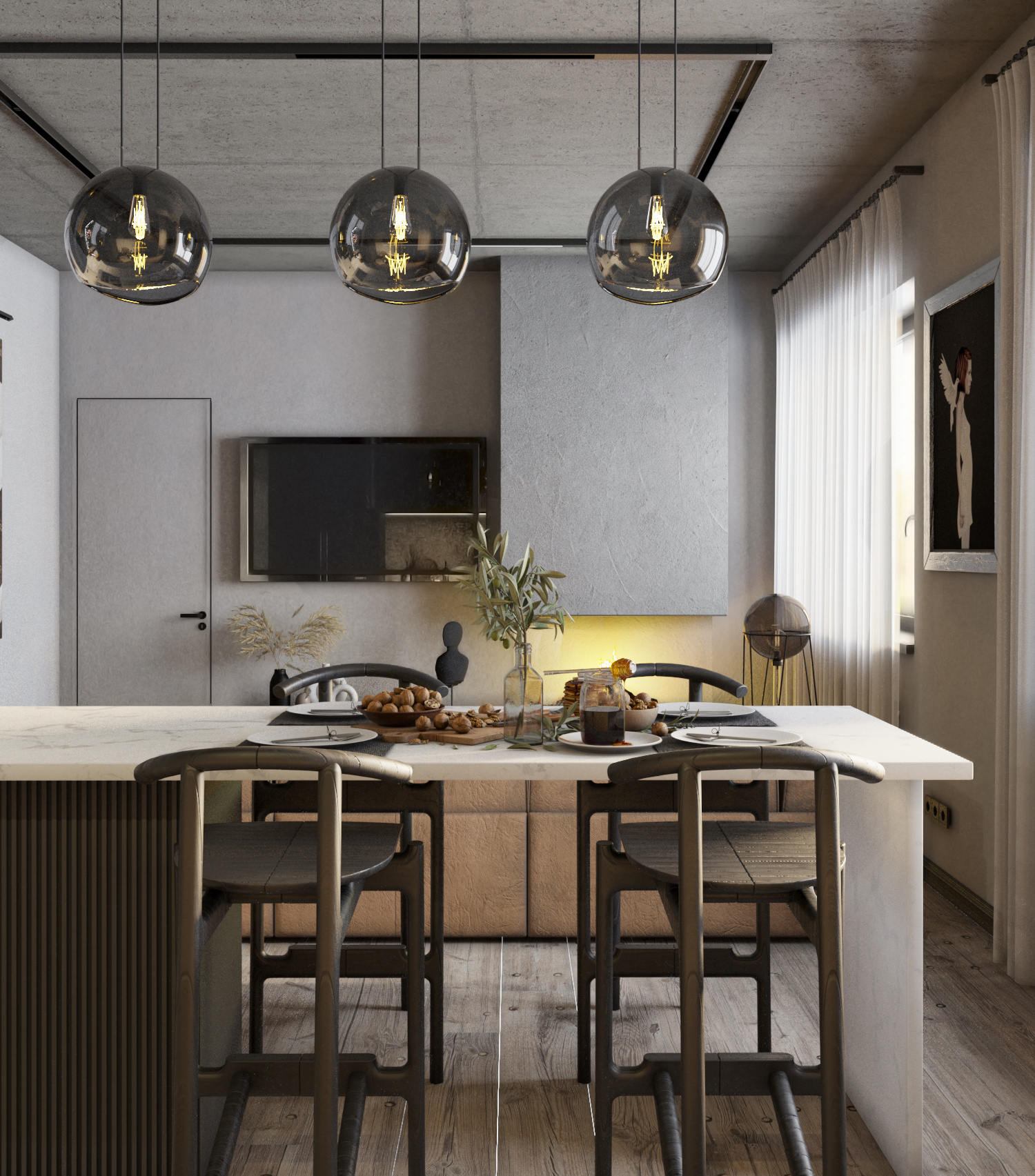 дизайн квартиры 80м2