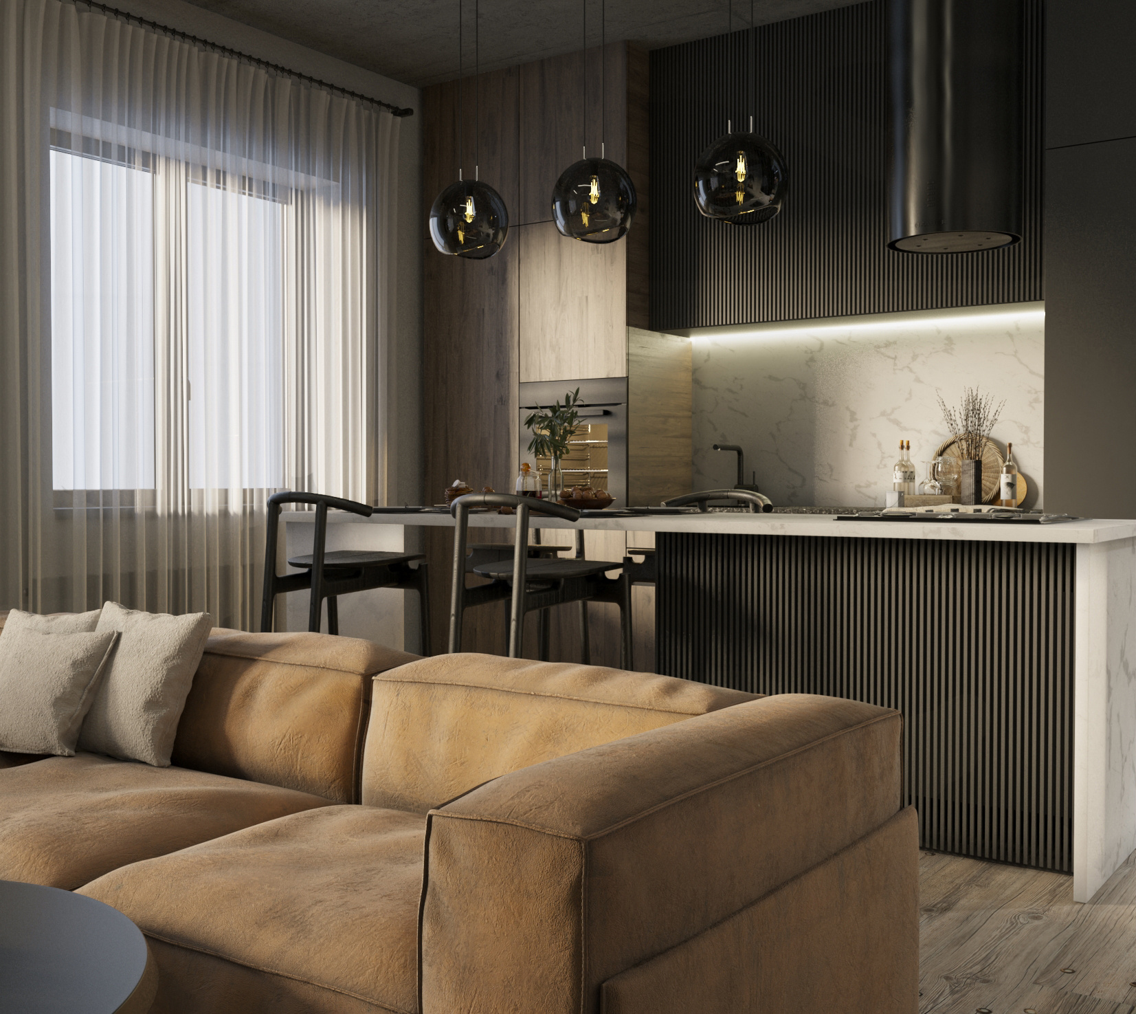 дизайн квартиры 80м2